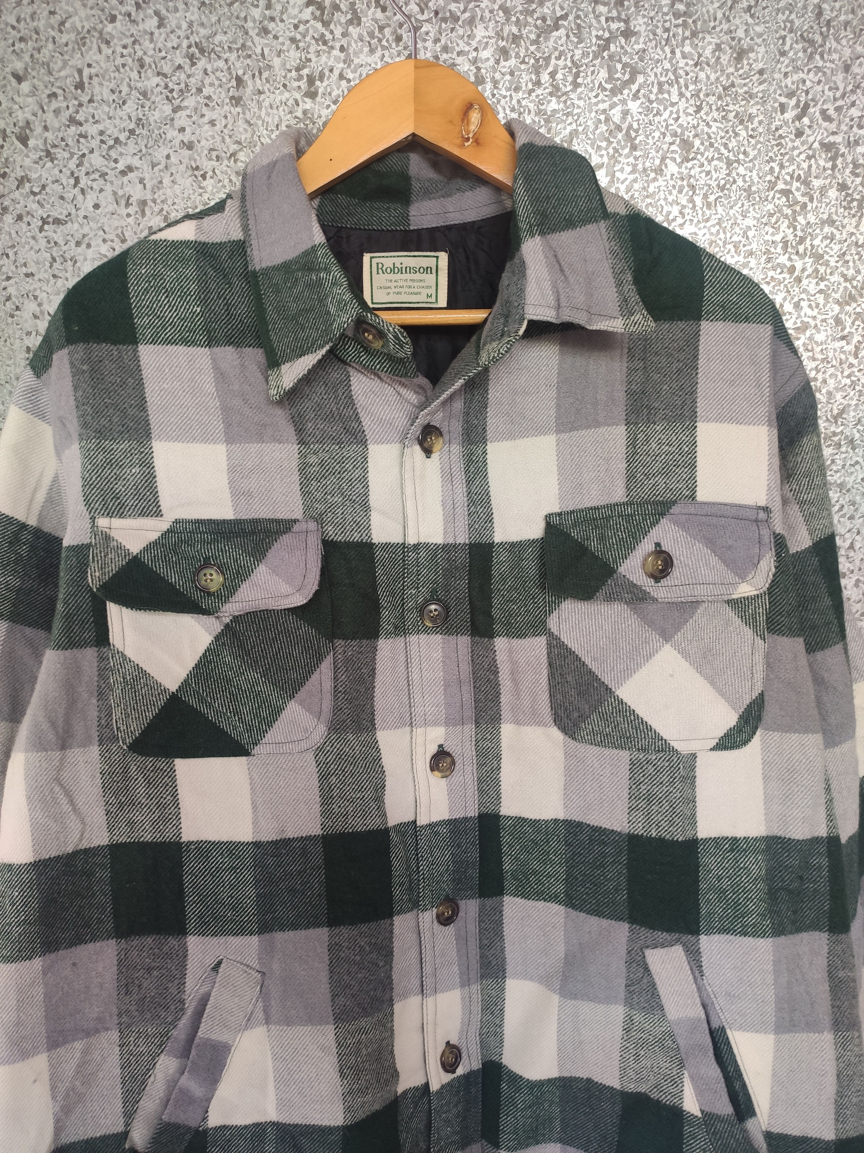 Robinson Les Bains 🔥 Robinson Flannel jacket oversize Size US M / EU 48-50 / 2 - 2 Thumbnail
