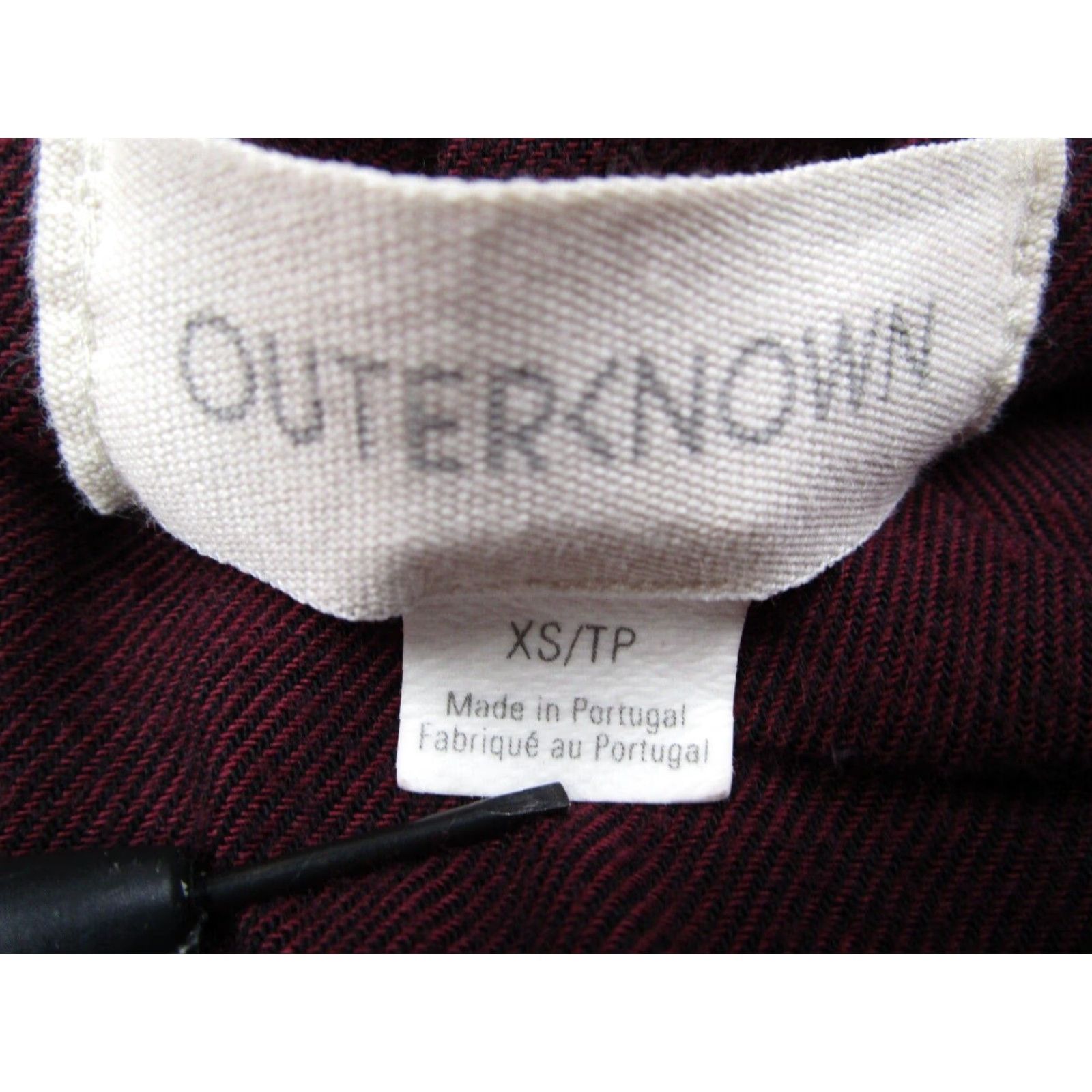 Outerknown Outerknown Jacket Women XS Red Cloud Weave Button Up Shacket Organic Size XS / US 0-2 / IT 36-38 - 2 Thumbnail