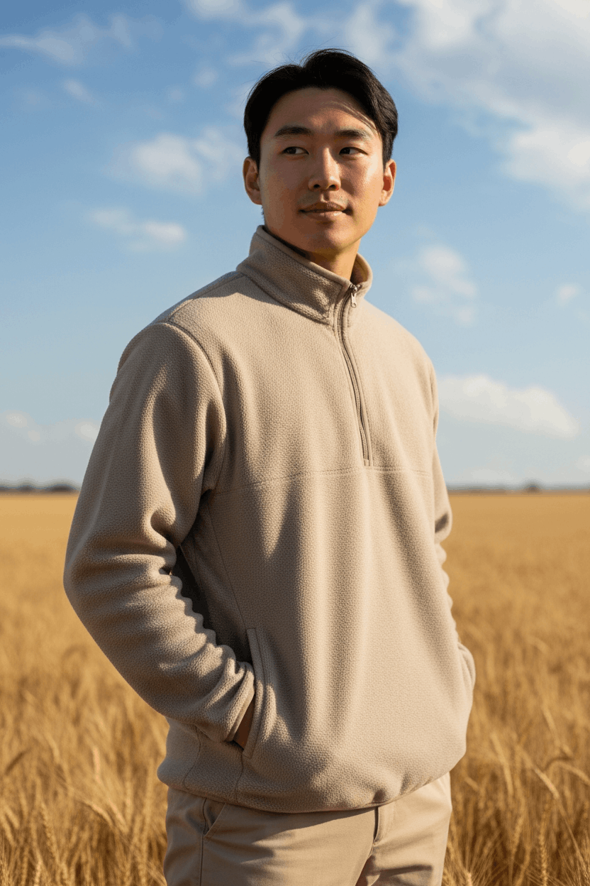 Uniqlo Vintage 90's UNIQLO Fleece Sweatshirts Pullover Size US M / EU 48-50 / 2 - 1 Thumbnail