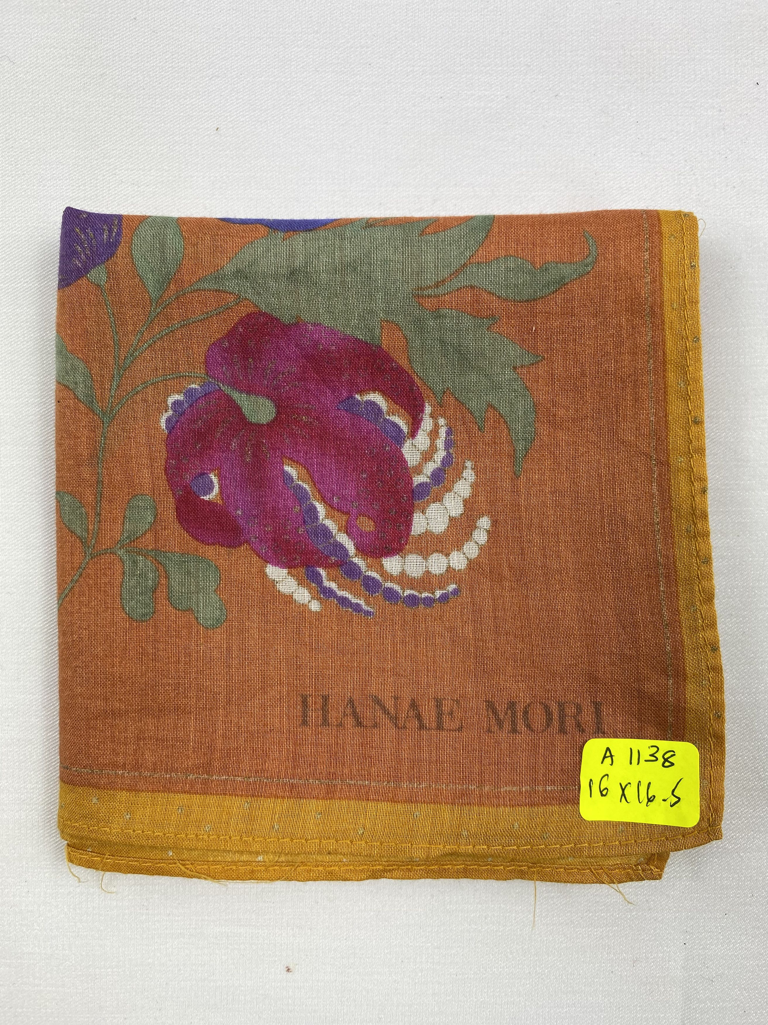 Hanae Mori × Japanese Brand × Vintage Hanae Mori Handkerchief / Bandana / Neckerchief Size ONE SIZE - 6 Thumbnail