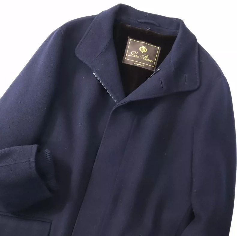 Loro Piana LORO PIANA Cashmere and mink fur coat Size US XL / EU 56 / 4 - 4 Thumbnail