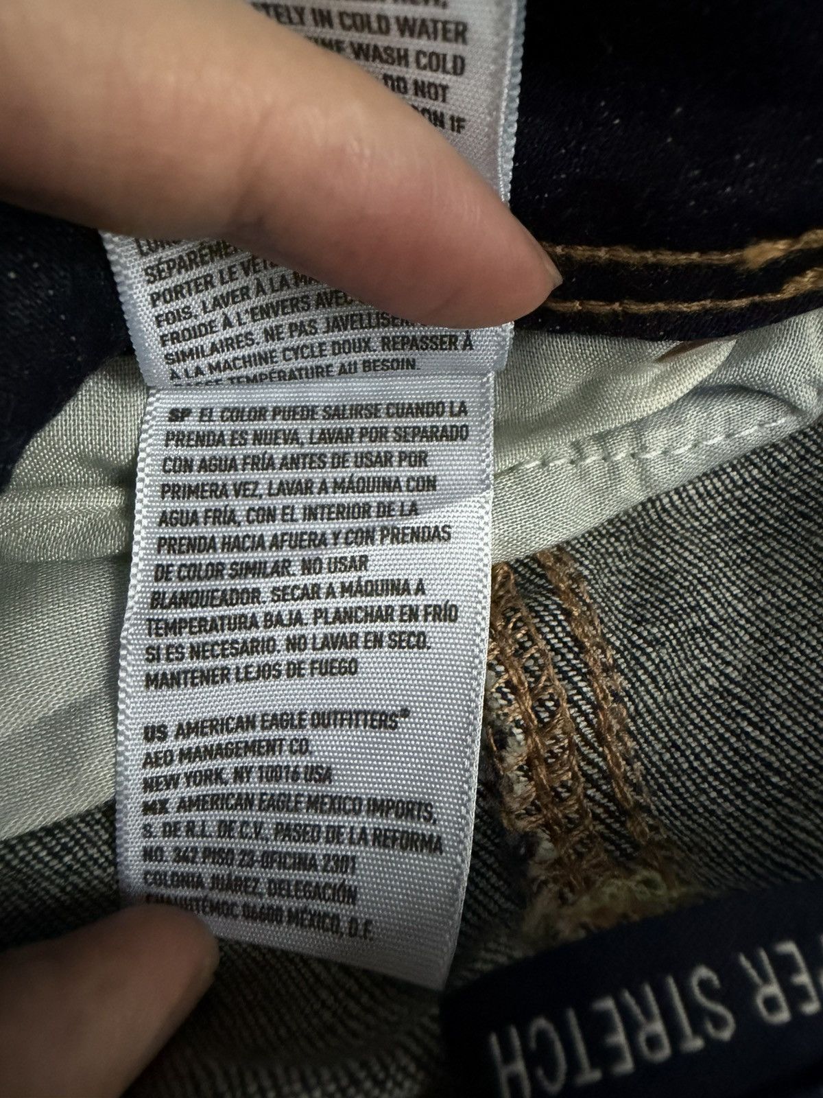 American Eagle Outfitters Vintage American Eagle Outifitters Jeans Denim Pants Size 25" / US 0 / IT 36 - 13 Thumbnail
