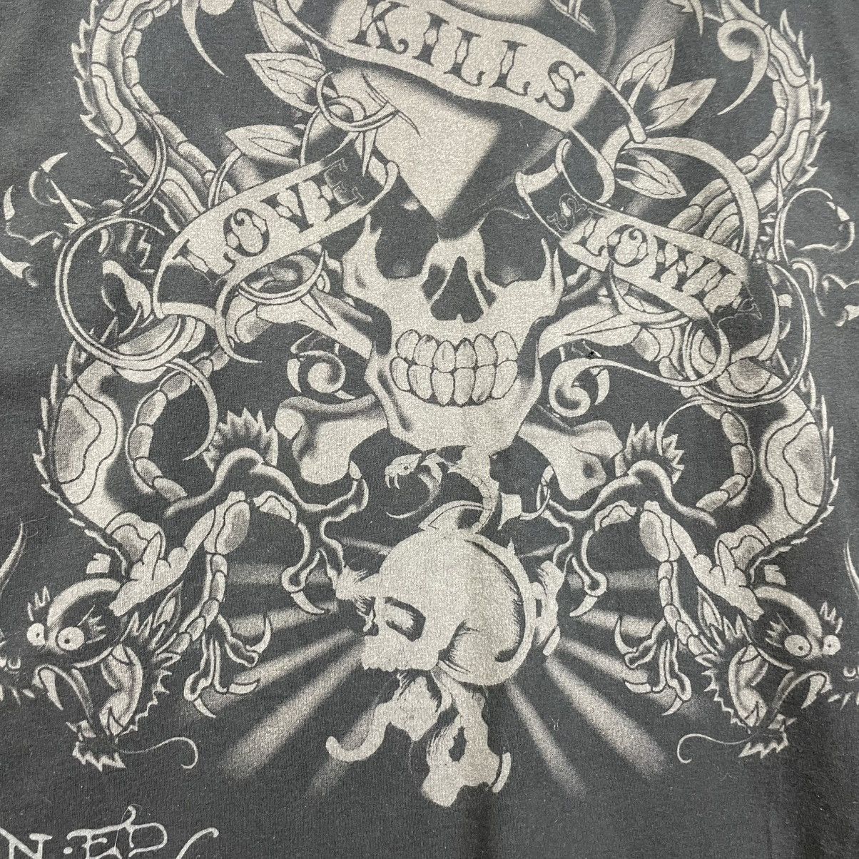 Ed Hardy Vintage Y2K Ed Hardy Christian Audigier Tatoo Longsleeve Size US L / EU 52-54 / 3 - 4 Thumbnail