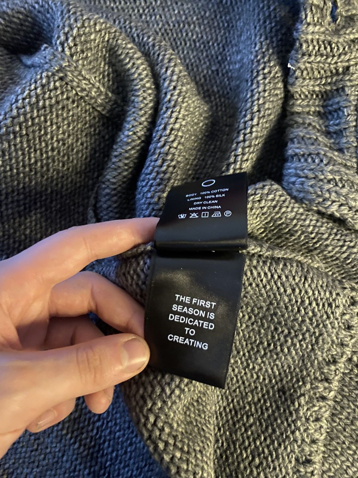 Our Legacy Our Legacy Funky Grey Acrylic Cardigan Size US XL / EU 56 / 4 - 7 Thumbnail