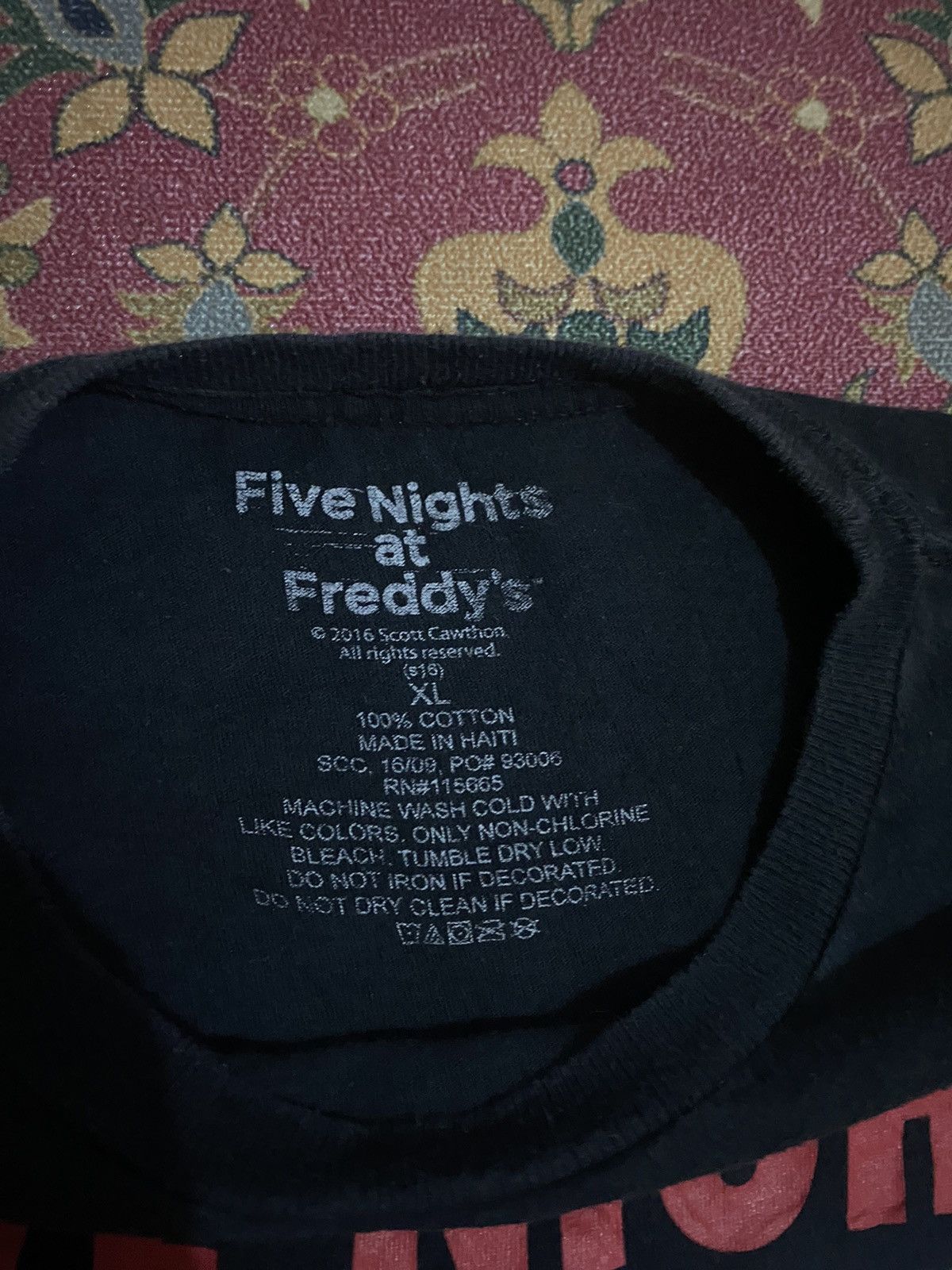 Cartoon Network Five Nights At Freddy’s Horror Movie Tee Size US M / EU 48-50 / 2 - 4 Thumbnail
