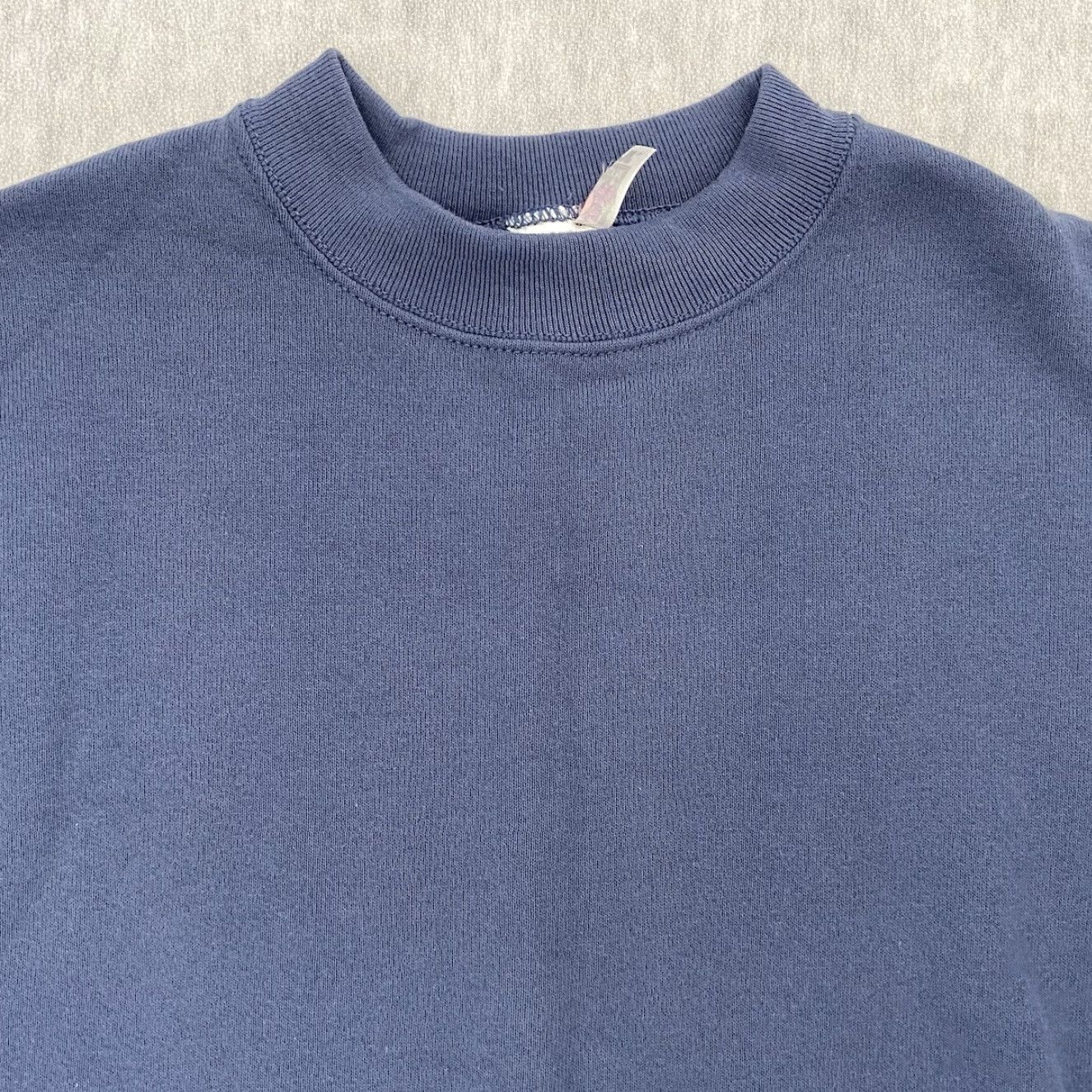 Fruit Of The Loom VINTAGE Fruit Of The Loom Sweatshirt Adult Extra Large Blue Blank Pullover Mens Size US XL / EU 56 / 4 - 3 Thumbnail