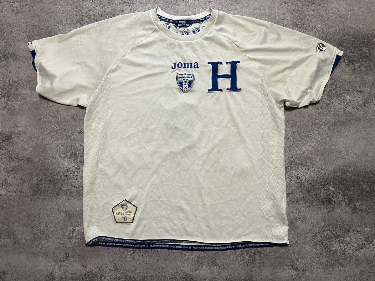Joma Vtg 2010 Honduras World Cup Home Kit Joma Palacios #8 jersey Size US XL / EU 56 / 4 - 1 Thumbnail