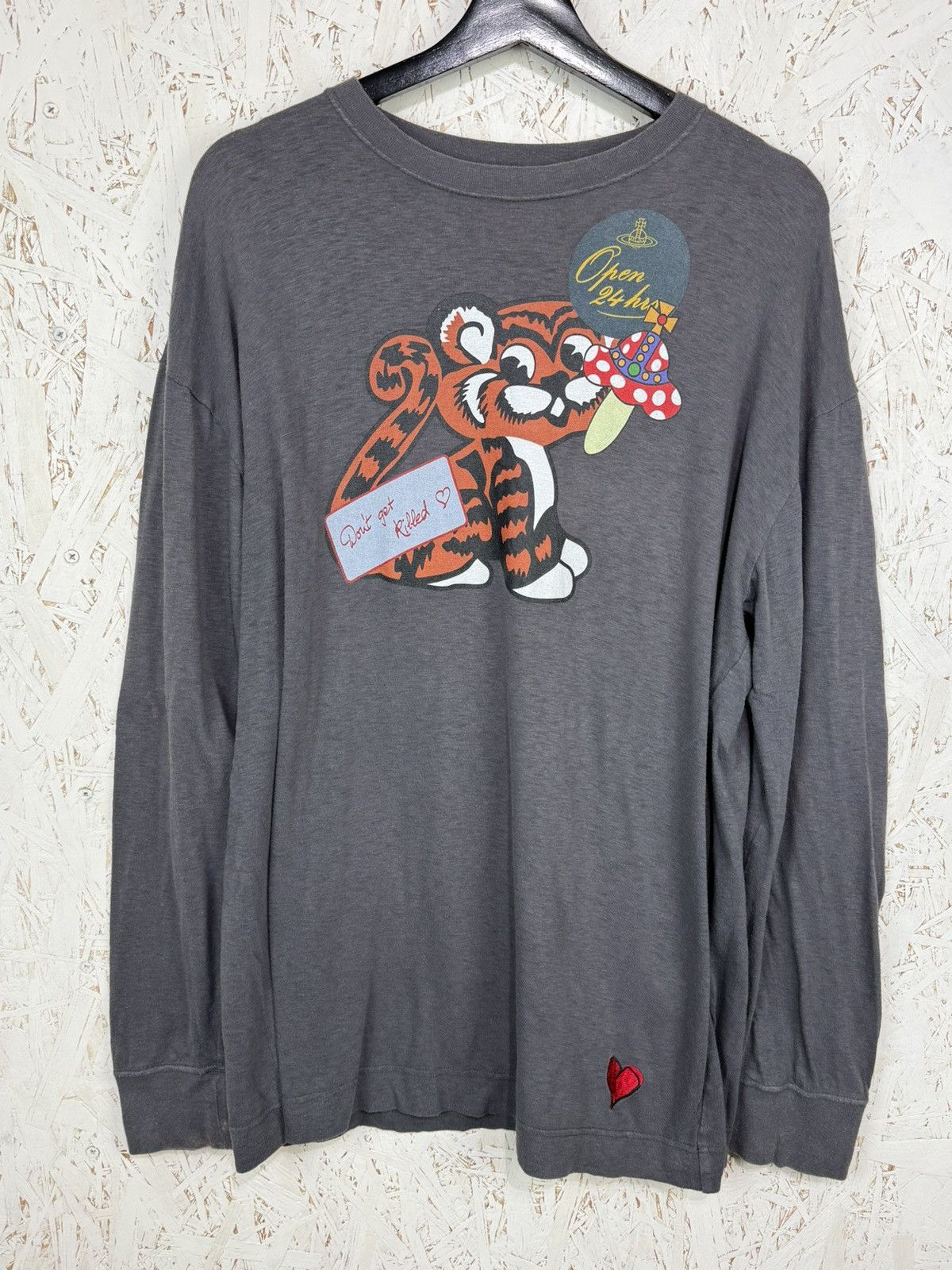 Vivienne Westwood Vintage Vivienne Westwood Red Label Rare Cat Long Sleeve Size L / US 10 / IT 46 - 1 Thumbnail
