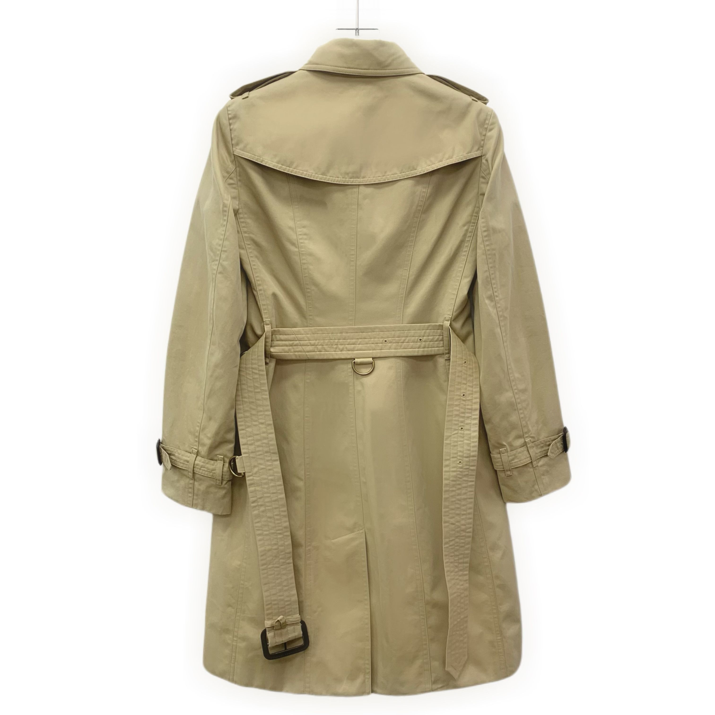 Burberry brown belted trench coat