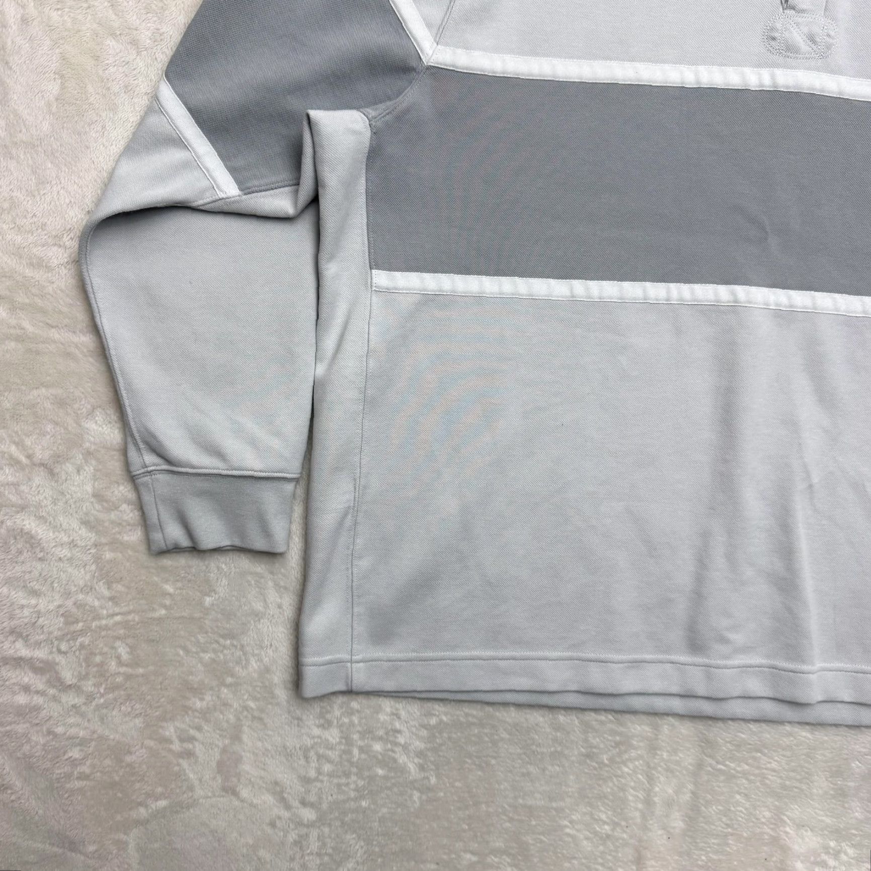 Nike Nike Dri-FIT Henley Shirt Mens 2XL Gray Colorblock Rugby Athletic Preppy Heavy Shirt Size US XXL / EU 58 / 5 - 7 Thumbnail