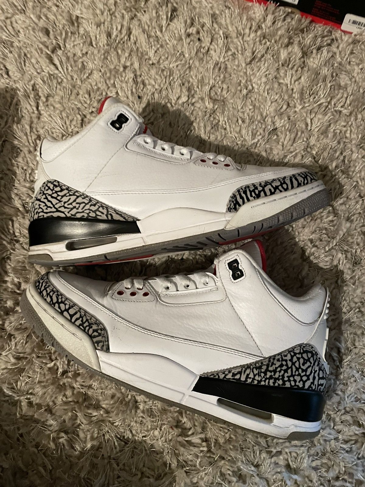 Jordan Brand Jordan 3 White Cement ‘88 Dunk Contest 2013 Size US 9 / EU 42 - 2 Thumbnail