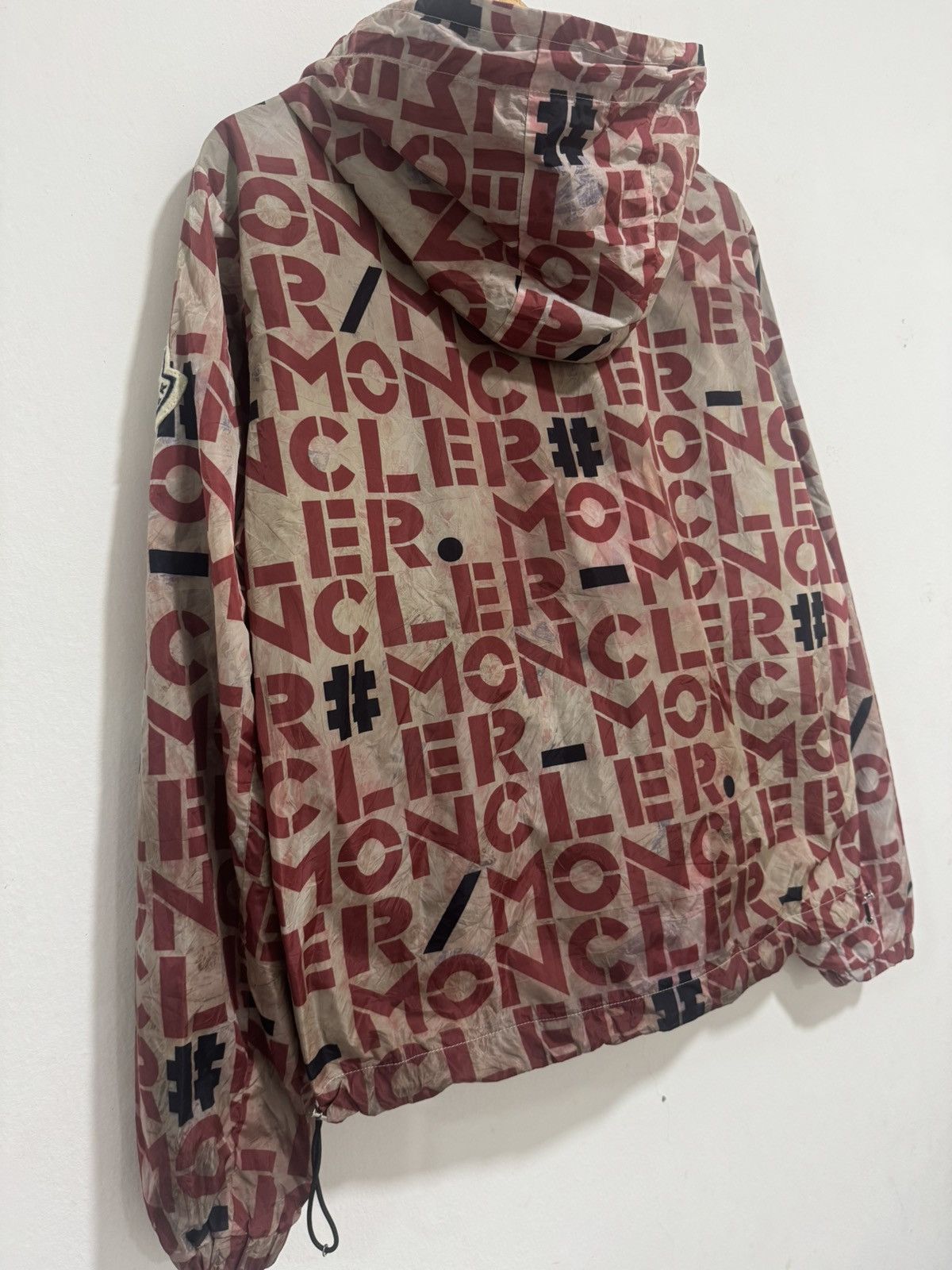 Moncler Moncler Overprint Spellout Light Jacket Size US M / EU 48-50 / 2 - 9 Thumbnail
