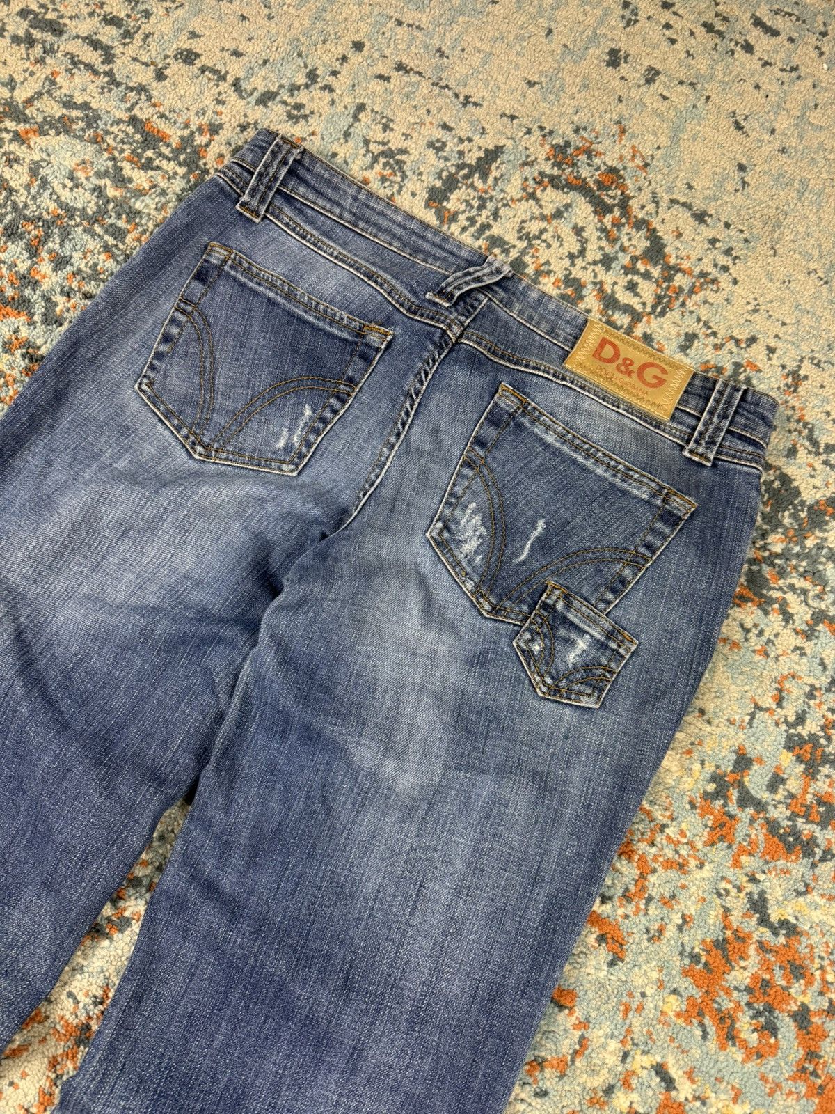 Dolce & Gabbana Vintage Y2K Dolce & Gabbana D&G low rise hip washed jeans Size 28" / US 6 / IT 42 - 3 Thumbnail