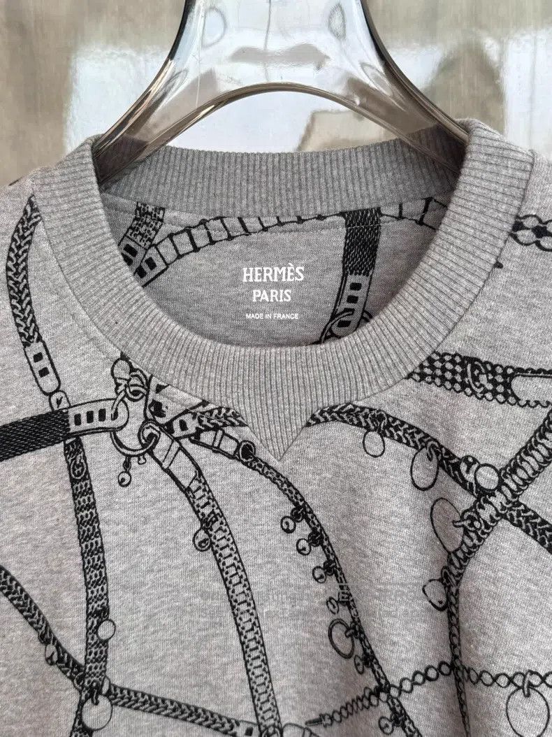 Hermes Hermes Cotton and Camel Hair Chain Pattern Skirt Size S / US 4 / IT 40 - 2 Thumbnail