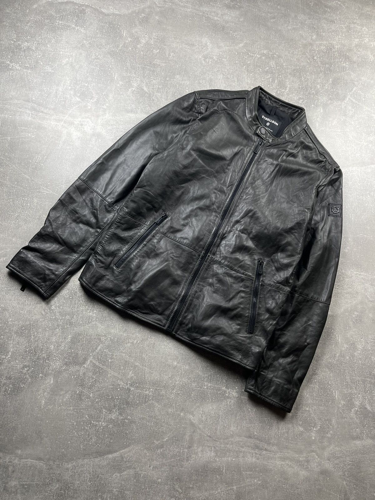 Strellson Strellson “Nelson” Black Lamb Leather Urban Jacket Designed Size US L / EU 52-54 / 3 - 1 Thumbnail