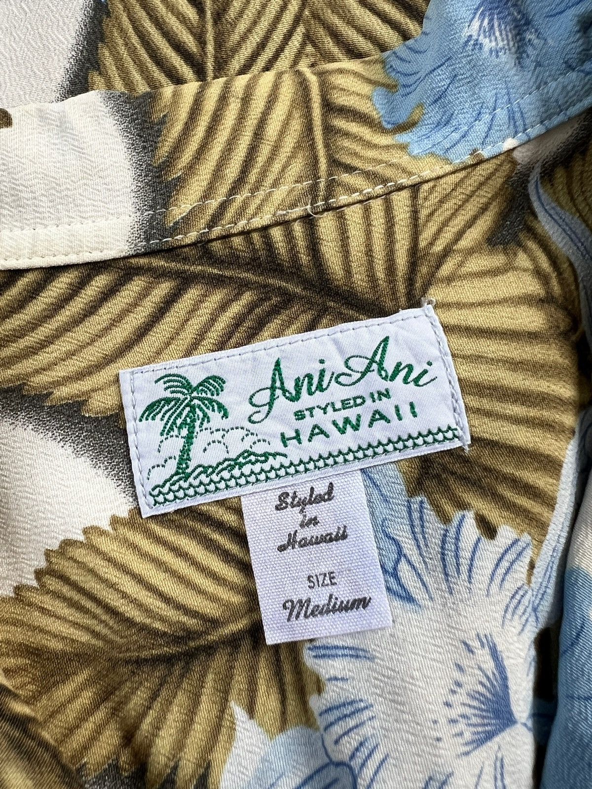 Vintage Vintage 90s Ani Ani 🇯🇵 Open Collar Rayon Hawaiian Shirt Size US S / EU 44-46 / 1 - 11 Thumbnail