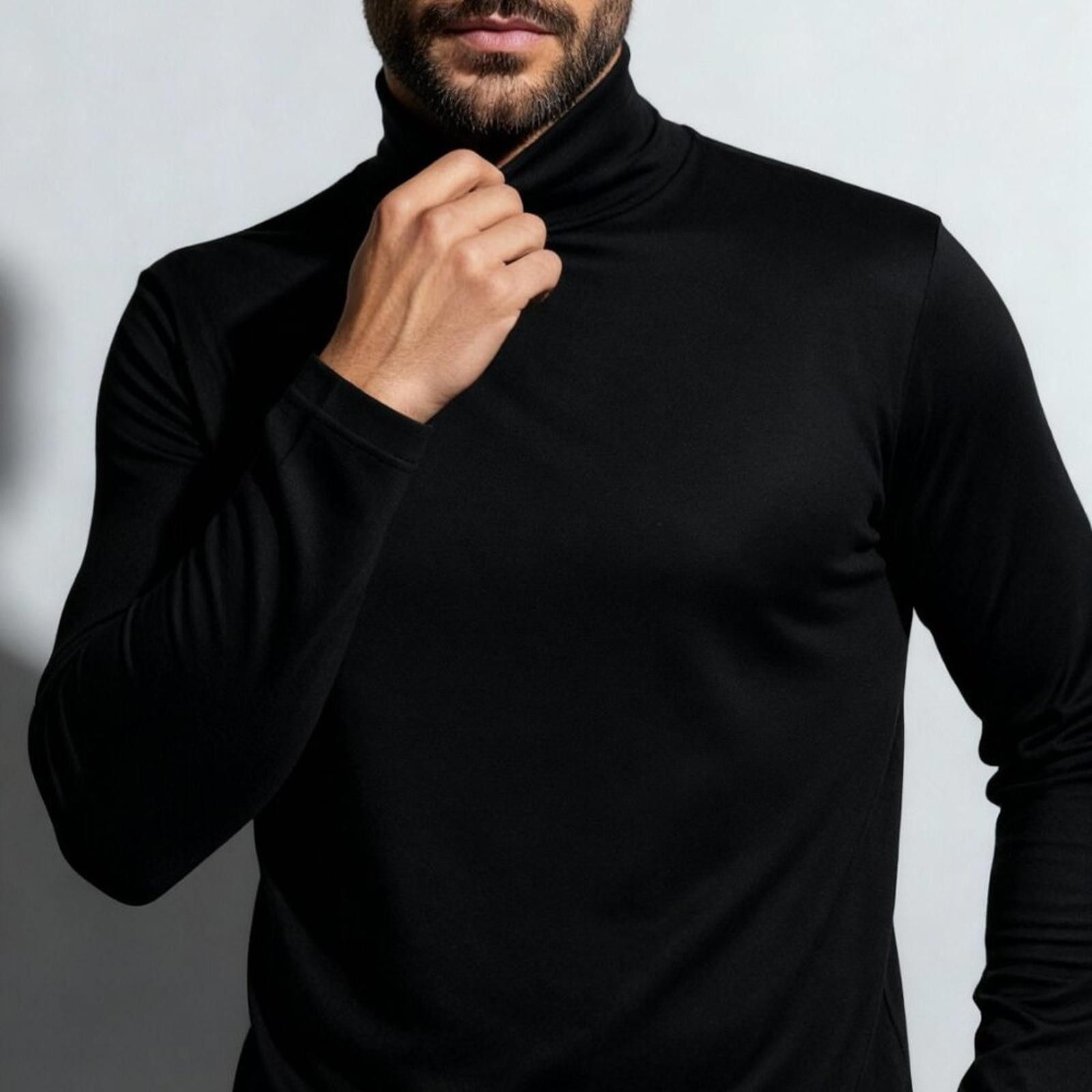 Other Black Turtleneck Sweater for Men, many sizes available-NWOT Size US M / EU 48-50 / 2 - 8 Thumbnail