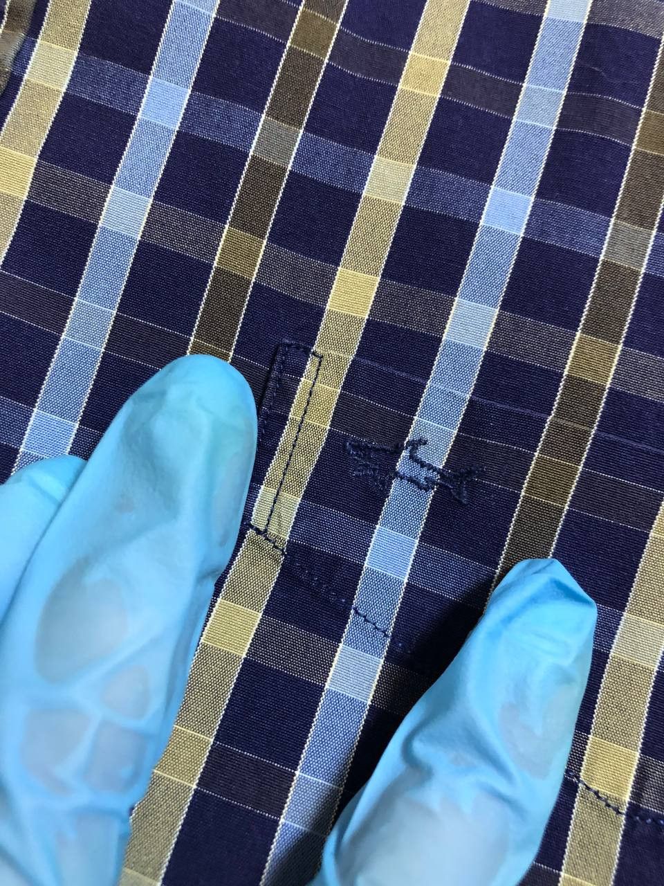 Paul & Shark Paul & Shark Yachting Gold Blue Check Long Sleeve Shirt Size US L / EU 52-54 / 3 - 2 Thumbnail