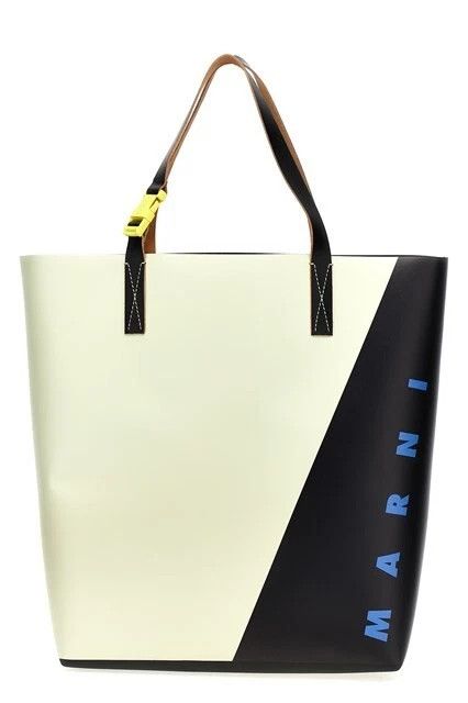 Marni MARNI White/Black Tote Bag New & Authentic Size ONE SIZE - 1 Thumbnail