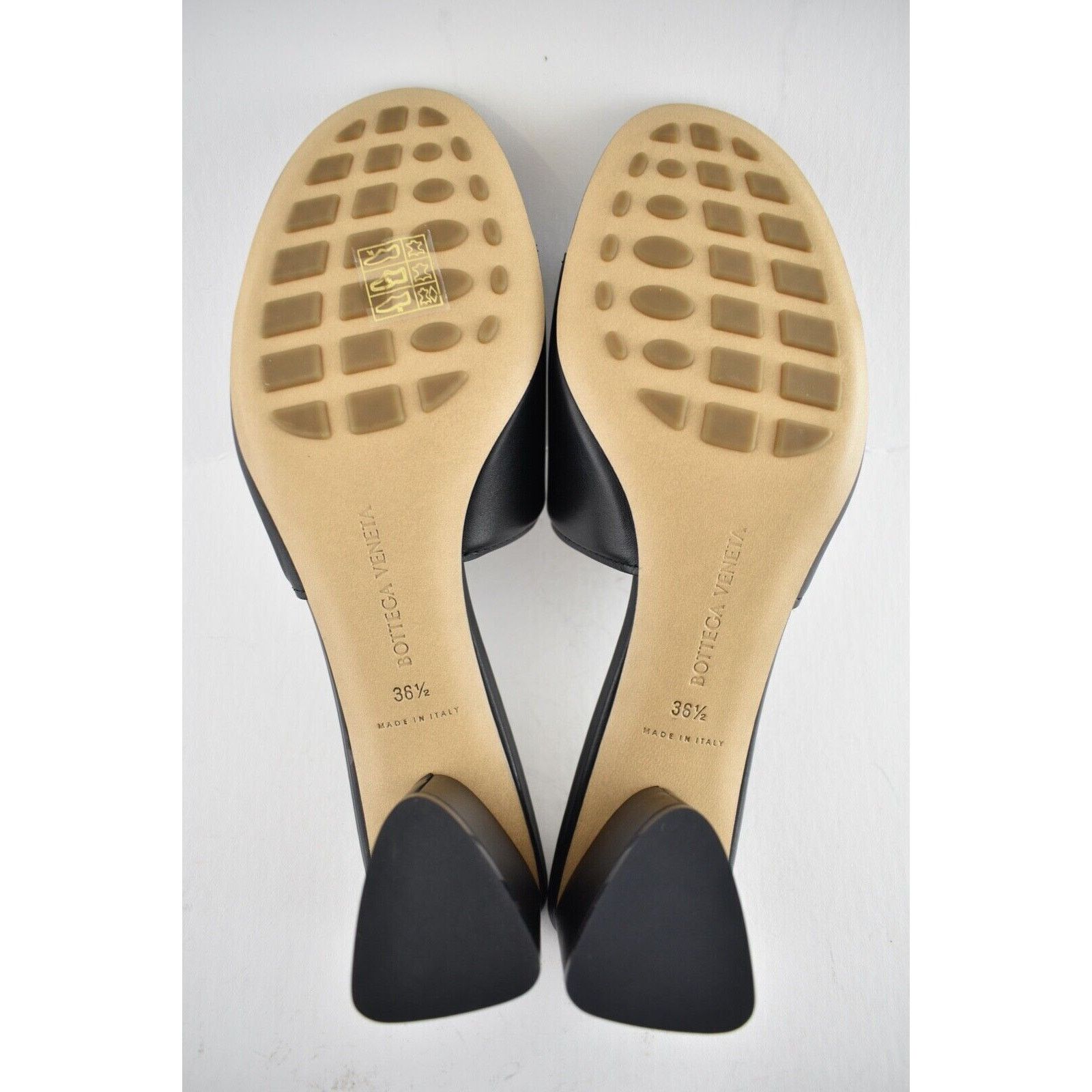 Bottega Veneta Bottega Veneta Band Black Calf Leather Sandal Backless Size US 6.5 / IT 36.5 - 13 Thumbnail