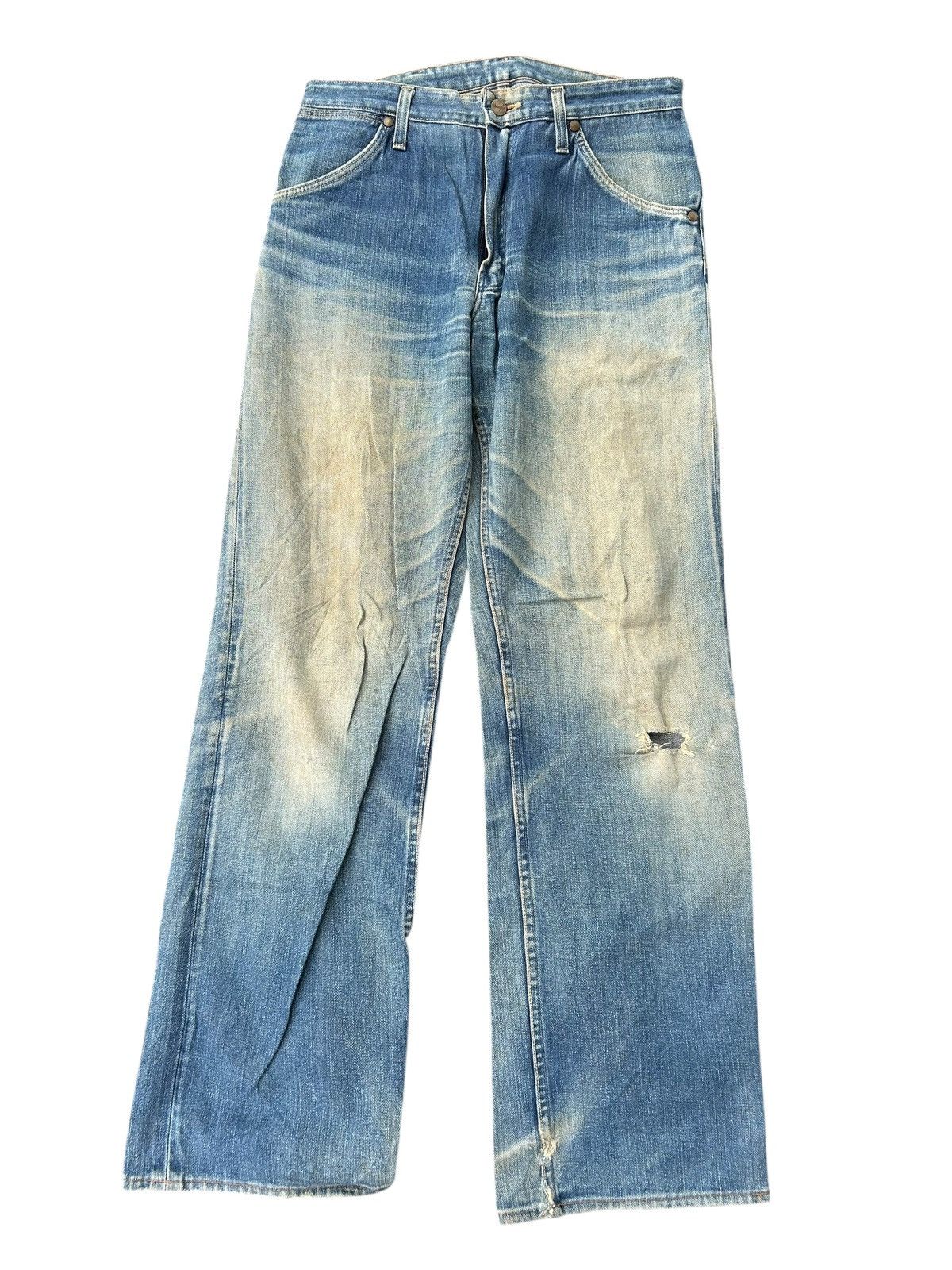 Kapital × Vintage × Wrangler VINTAGE WRANGLER BLUE BELL SELVEDGE DISTRESSED RUSTY DENIM Size US 30 / EU 46 - 5 Thumbnail