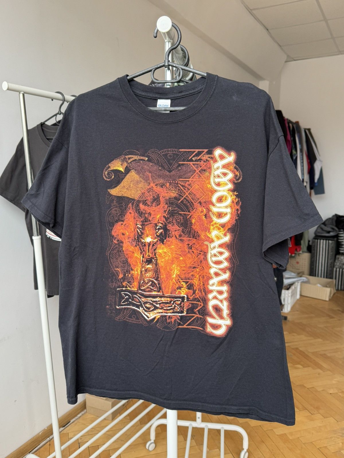 Band Tees Vintage Amon Amarth Guardian Of Asgaard Metal Band T-Shirt Size US XL / EU 56 / 4 - 1 Thumbnail