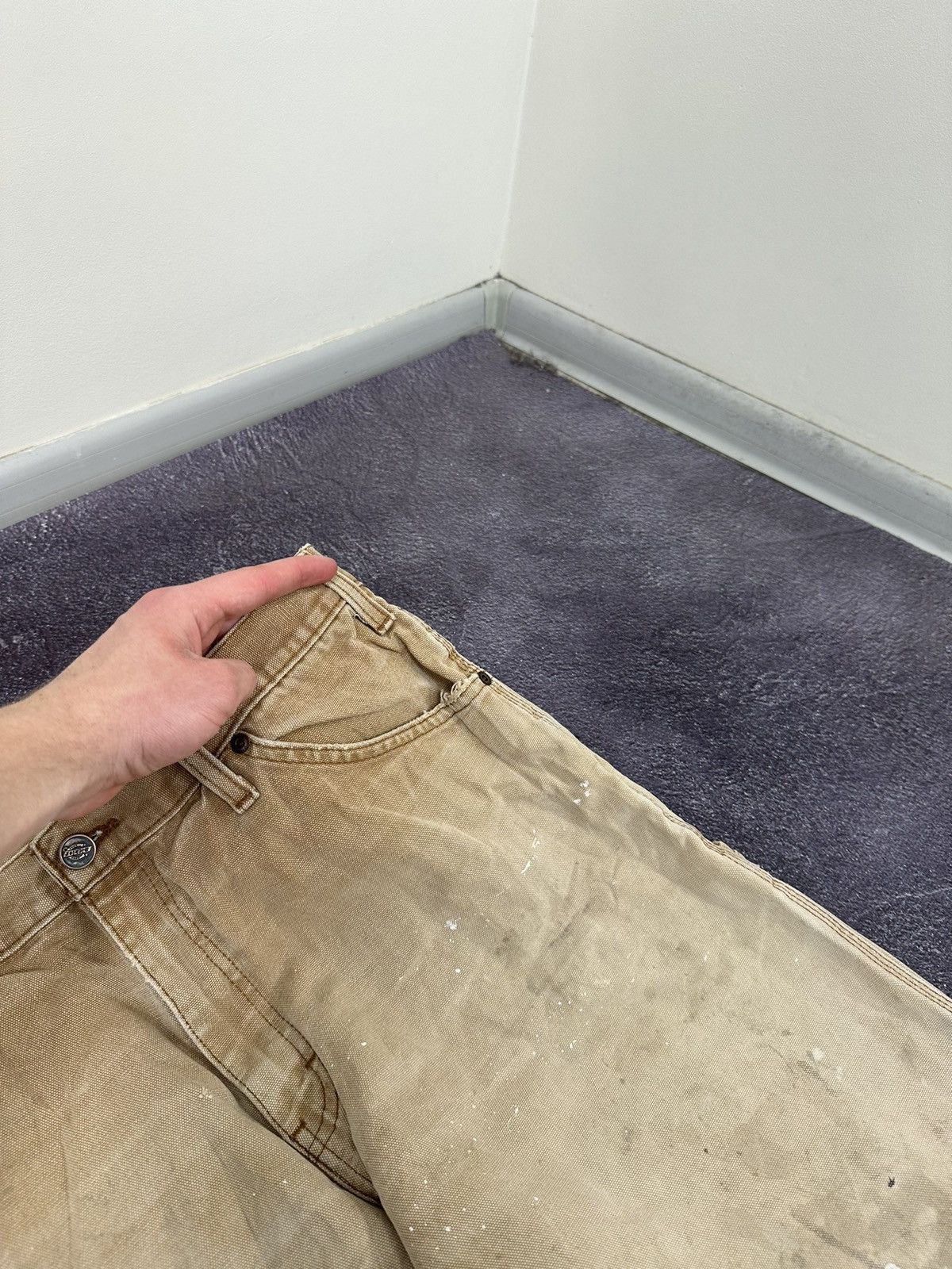 Dickies Vintage Dickies Faded Carpenter Baggy USA Opium Work Pants Size US 36 / EU 52 - 17 Thumbnail