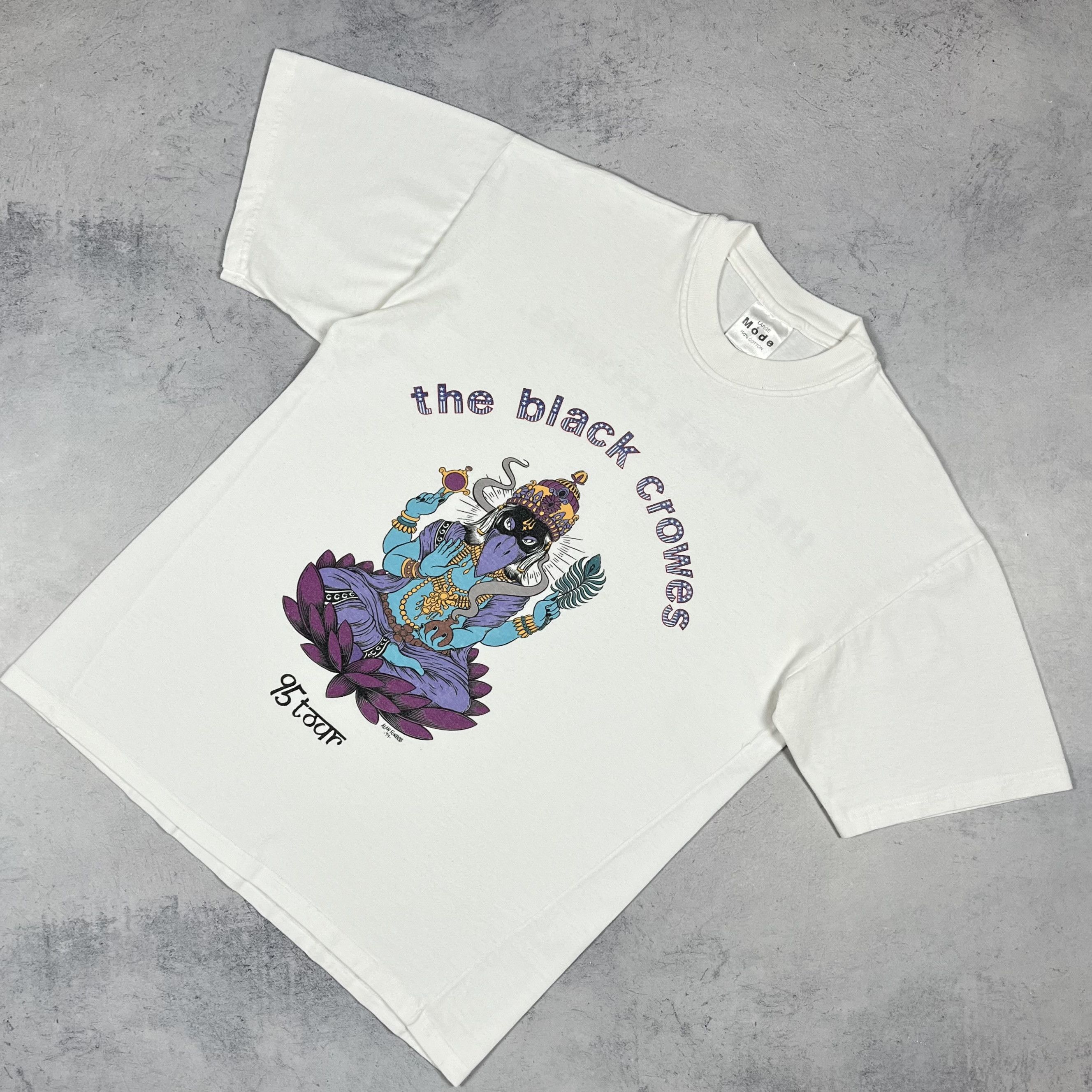 Band Tees Vintage The Black Crowes Tour Rock Band T Shirt 1995 Size US L / EU 52-54 / 3 - 1 Thumbnail