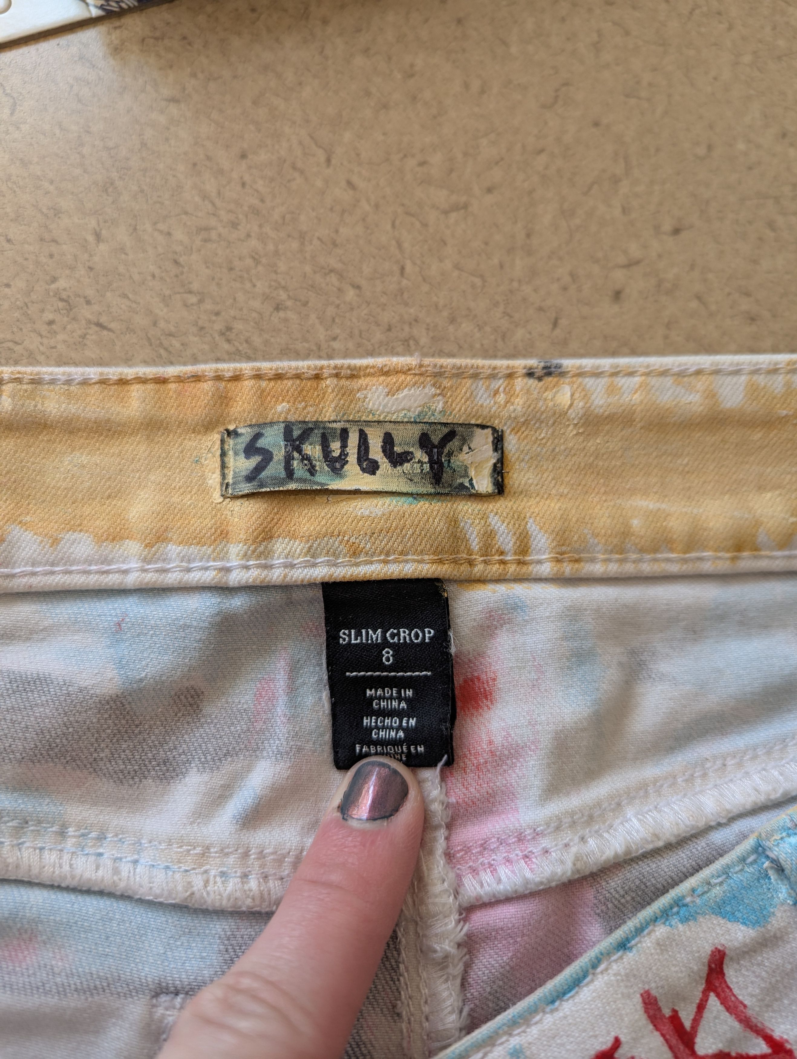 Scully Custom Skully Graffiti Pants Size 30" / US 8 / IT 44 - 4 Thumbnail