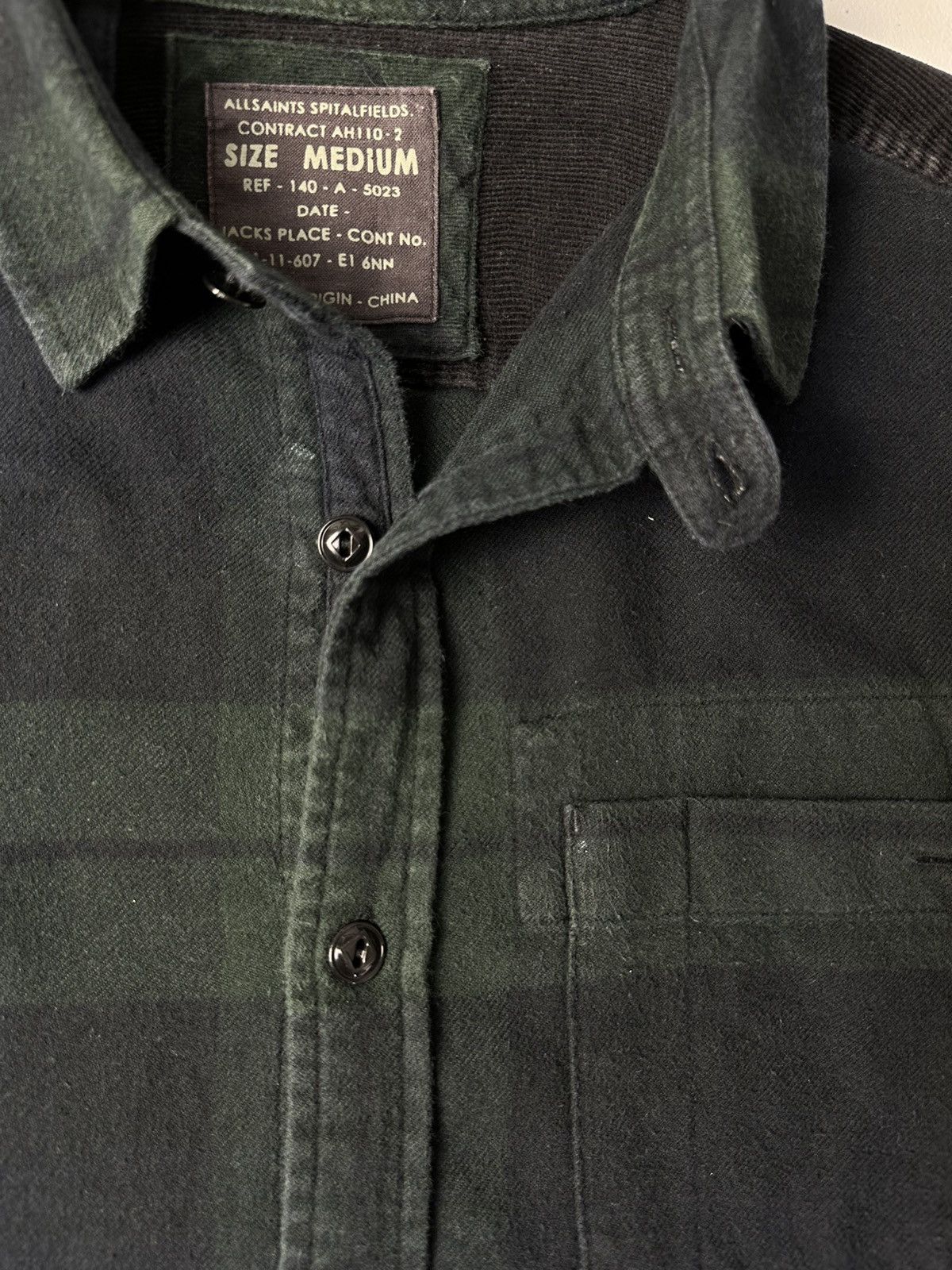 Allsaints AllSaints Vintage Button Up Shirt Flannel Check Size US M / EU 48-50 / 2 - 7 Thumbnail