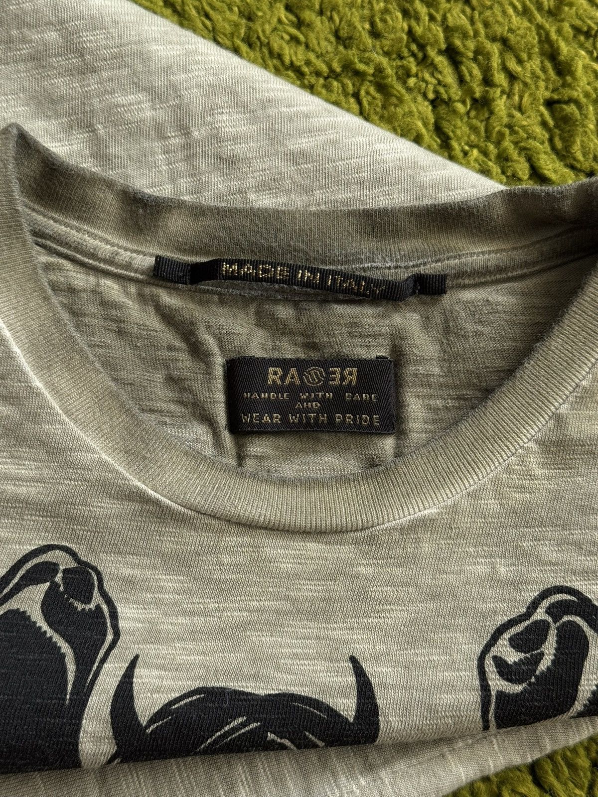 If Six Was Nine Avant Garde Y2K grunge vibe fallen angel graphic t-shirt Size M / US 6-8 / IT 42-44 - 5 Thumbnail