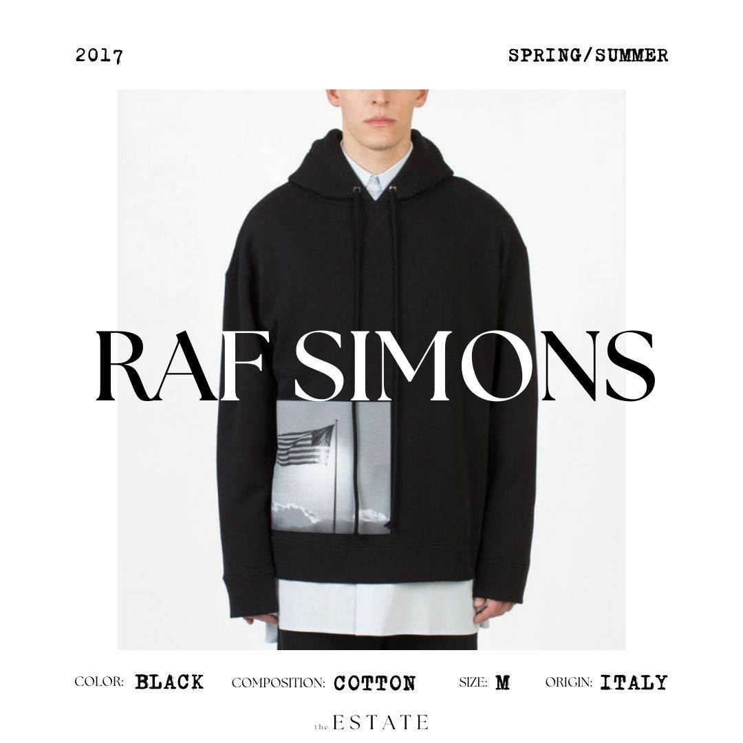 Raf Simons RAF SIMONS x ROBERT MAPPLETHORPE ARCHIVAL BLACK HOODIE | Grailed