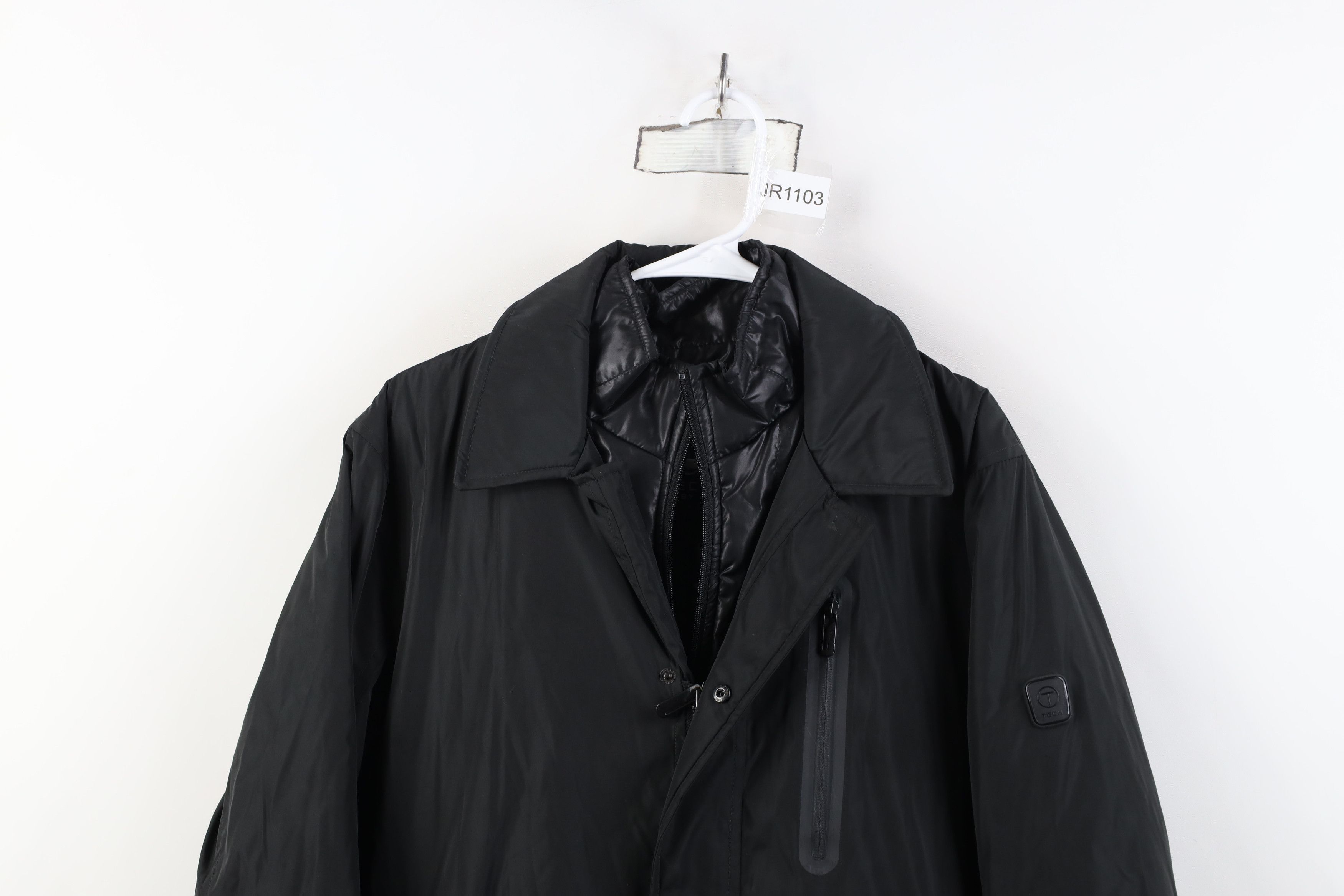 Tumi Tumi Quilted Bib Commuter Full Zip Coat Jacket Black Size US S / EU 44-46 / 1 - 2 Thumbnail