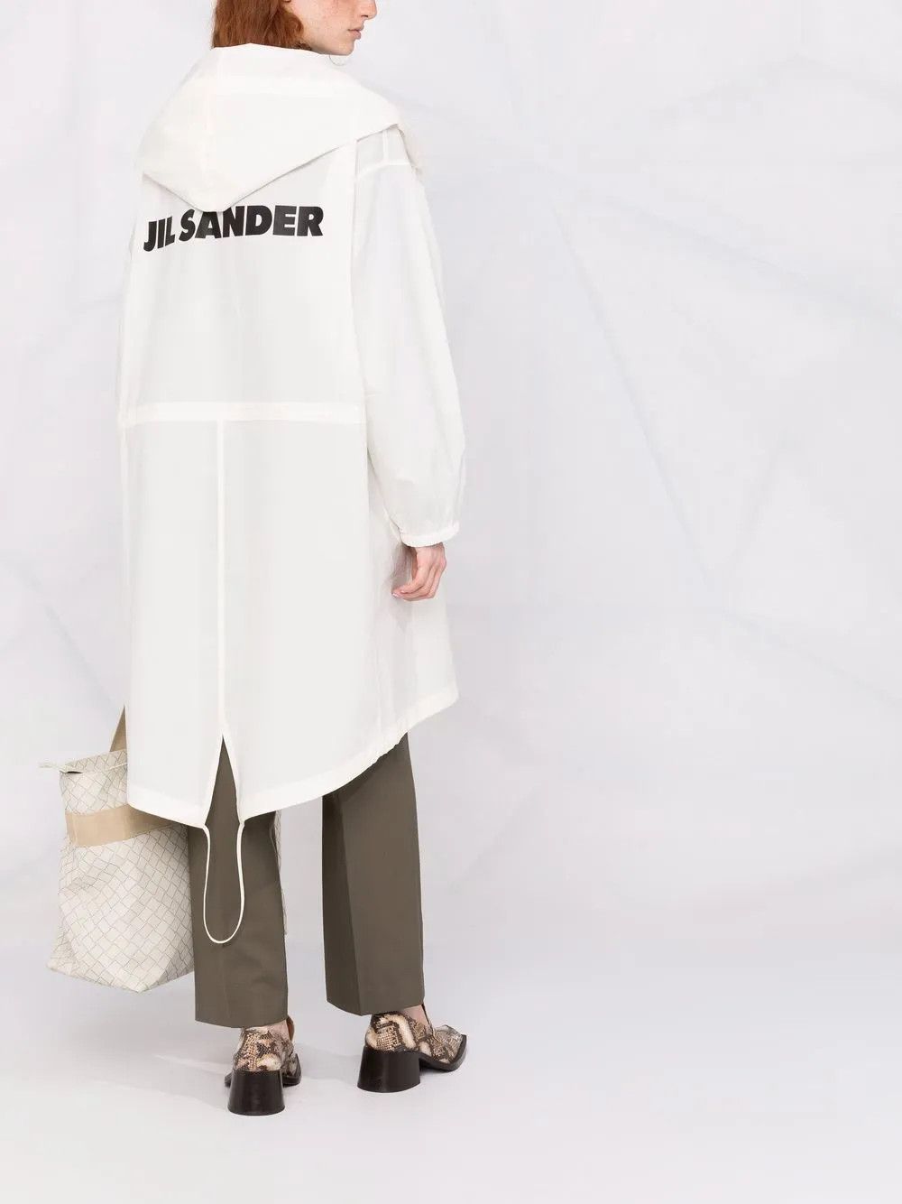 Jil Sander o1y0925 Overcoat in White Size XS / US 0-2 / IT 36-38 - 4 Thumbnail