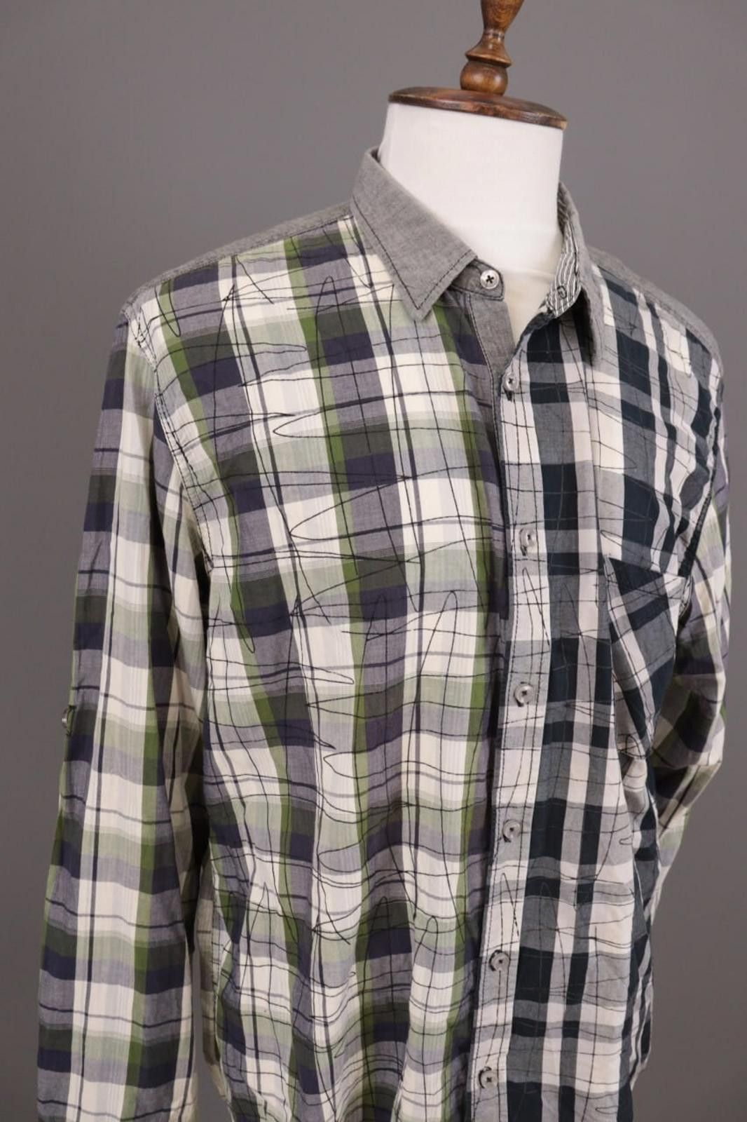 Desigual Desigual Multicolor Check Button Down Shirt Size 2XL Size US XXL / EU 58 / 5 - 3 Thumbnail