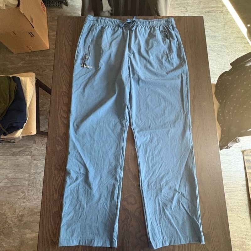 Other Pudolla Men's Hiking Cargo Blue Pants Elastic Waist Size XXL Size US 38 / EU 54 - 1 Thumbnail