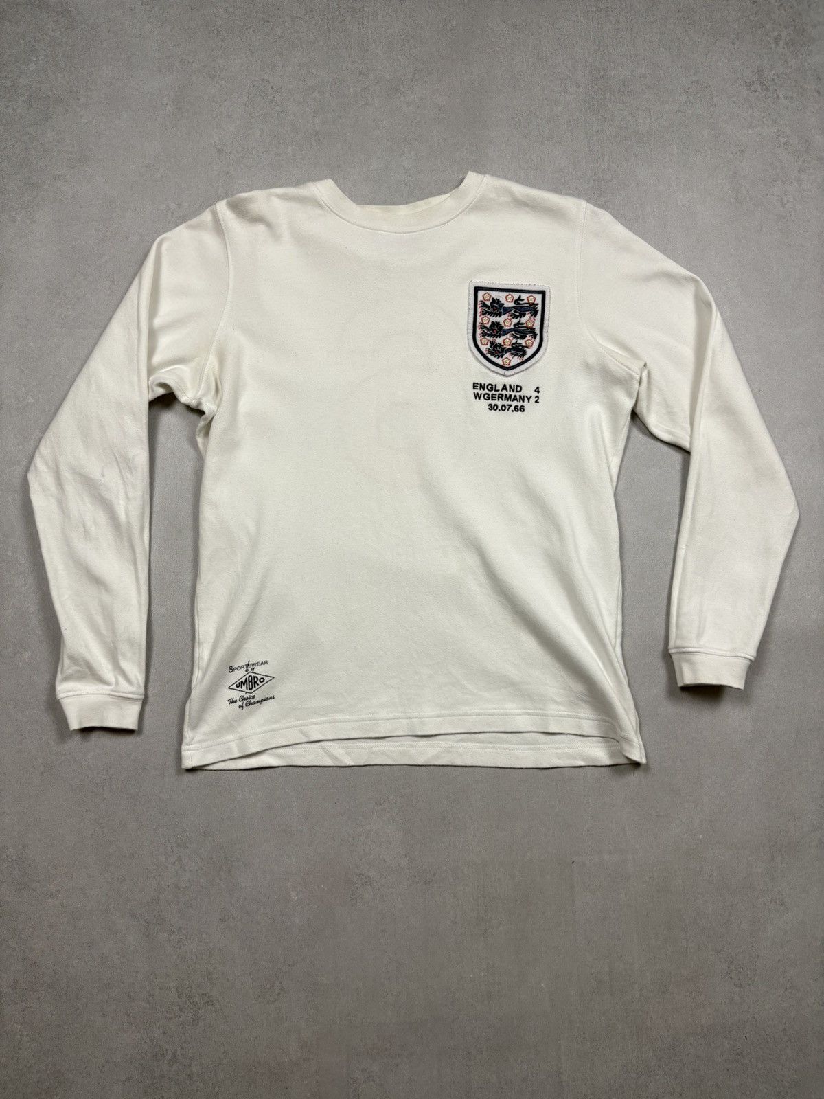 Umbro England 1966 Umbro Football Long Sleeve Limited #6 World Cup Size US S / EU 44-46 / 1 - 1 Thumbnail