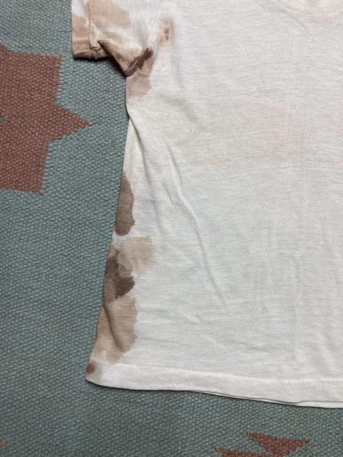 Vintage 70s blank white t shirt fruit of loom boy 10 womens baby tee Size XXS / US 00 / IT 34 - 2 Thumbnail