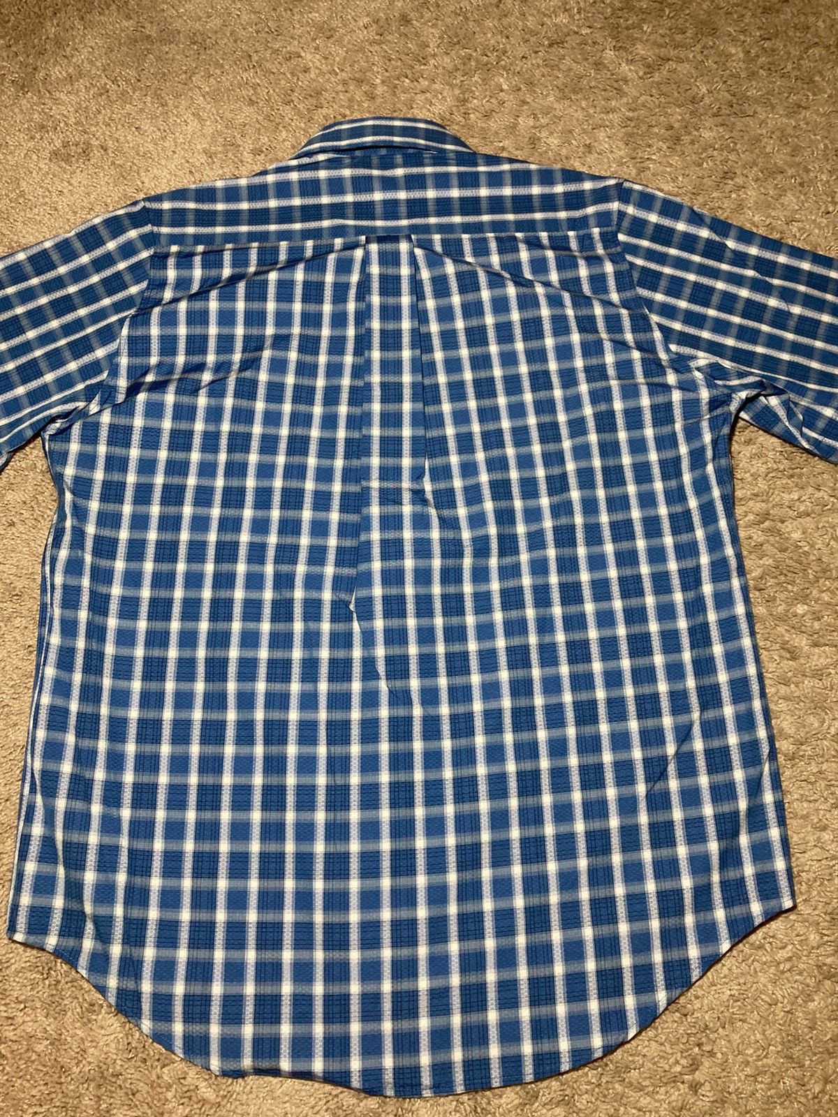 Martine Rose New SS23 Martine Rose Honeycomb Plaid Button Up 2023 Runway Size US S / EU 44-46 / 1 - 8 Thumbnail