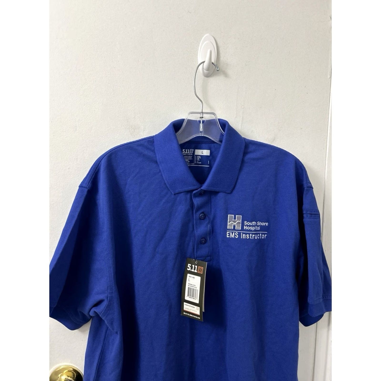 Vintage 5.11 Tactical Shirt Mens L Blue Professional Polo Academy Short Sleeve NWT Size US L / EU 52-54 / 3 - 2 Thumbnail