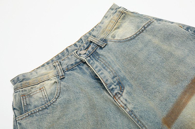 Jean American retro casual men's high street jeans Size US 34 / EU 50 - 3 Thumbnail