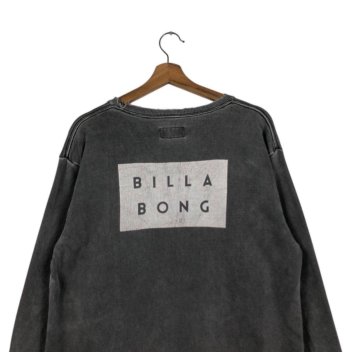 Billabong × Japanese Brand 📌Vintage Sweatshirt Billabong Big Logo Design Faded Design Size US L / EU 52-54 / 3 - 10 Thumbnail
