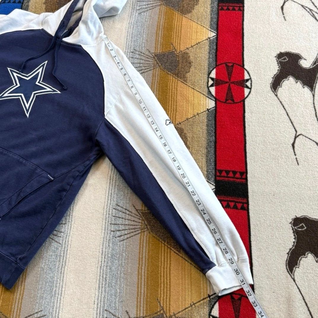 Reebok VINTAGE Reebok Hoodie Sweatshirt Dallas Cowboys Blue Size L Embroidered NFL Y2K Sports Football Men Size US L / EU 52-54 / 3 - 8 Thumbnail