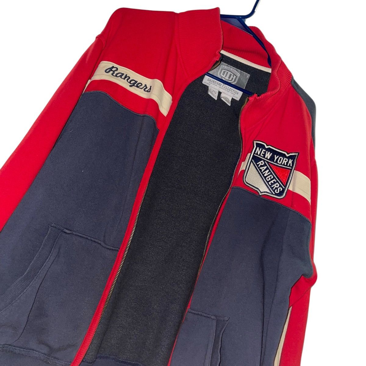 Vintage Unique New York Rangers zip up Size US XL / EU 56 / 4 - 3 Thumbnail