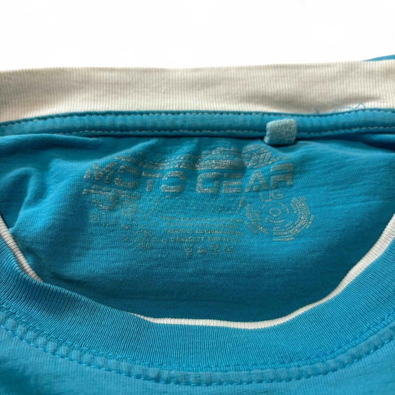 Vintage Vintage Y2K Light Blue Layered Graphic Tee - L Size US L / EU 52-54 / 3 - 4 Thumbnail