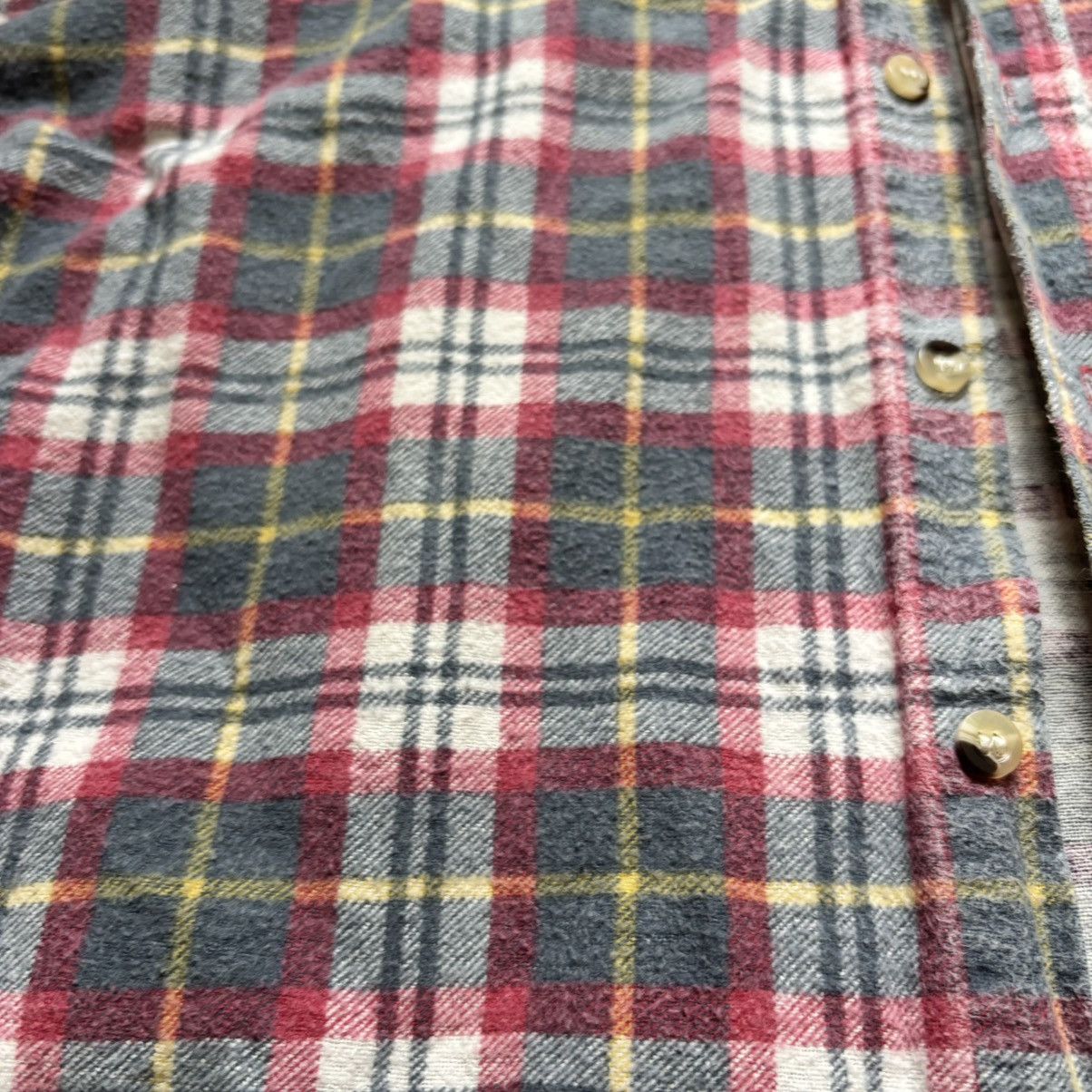Other Vintage 90s Plaid Flannel Shirt Y2K Streetwear Checkered Size US L / EU 52-54 / 3 - 2 Thumbnail