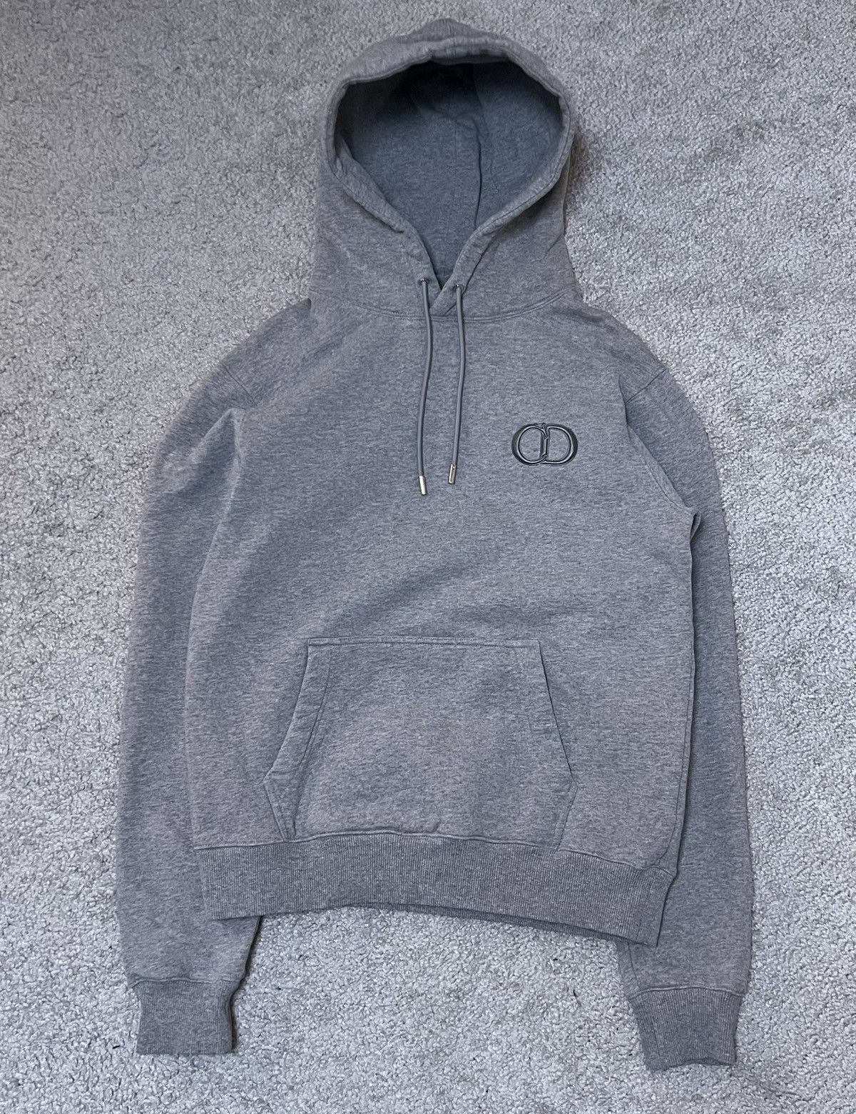 Dior Dior CD Icon Hoodie Grey Cotton Fleece Size US M / EU 48-50 / 2 - 2 Thumbnail