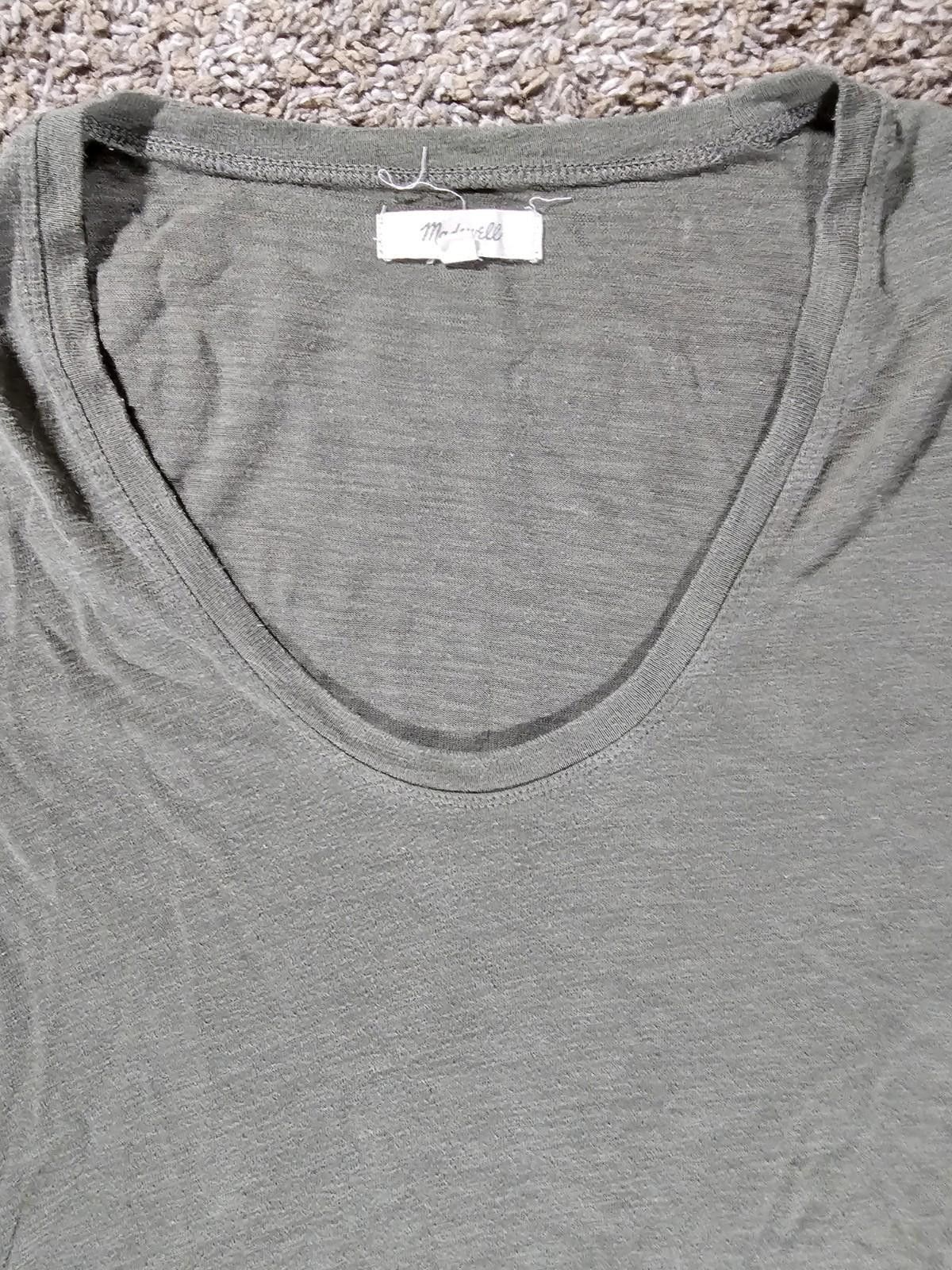 Madewell Madewell Dress Medium Green Midi Casual Everyday Boho Size M / US 6-8 / IT 42-44 - 2 Thumbnail
