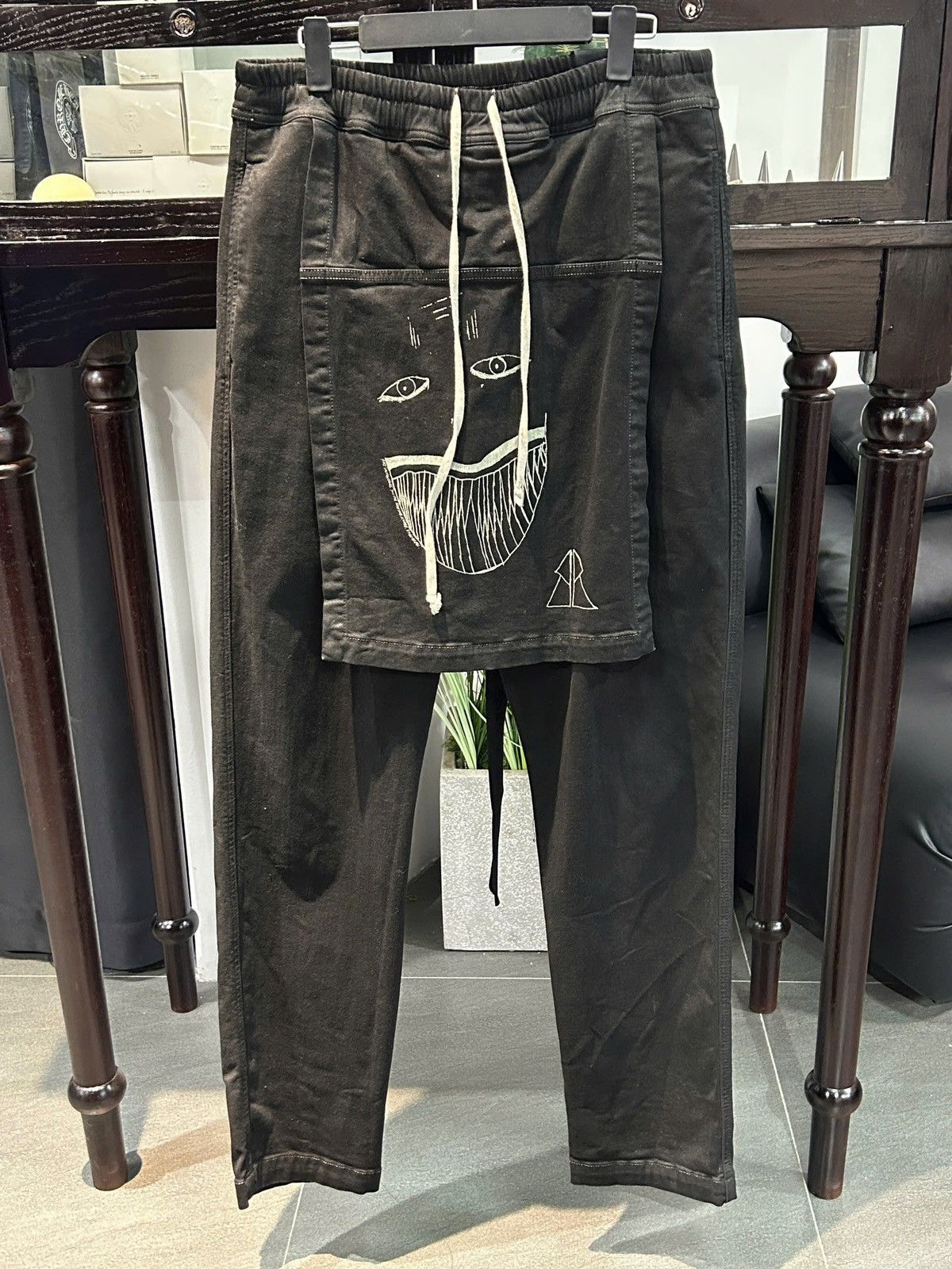 Rick Owens Drkshdw Rick Owens Drkshdw Toothface Belas Lounge Pants Size US 33 - 3 Thumbnail
