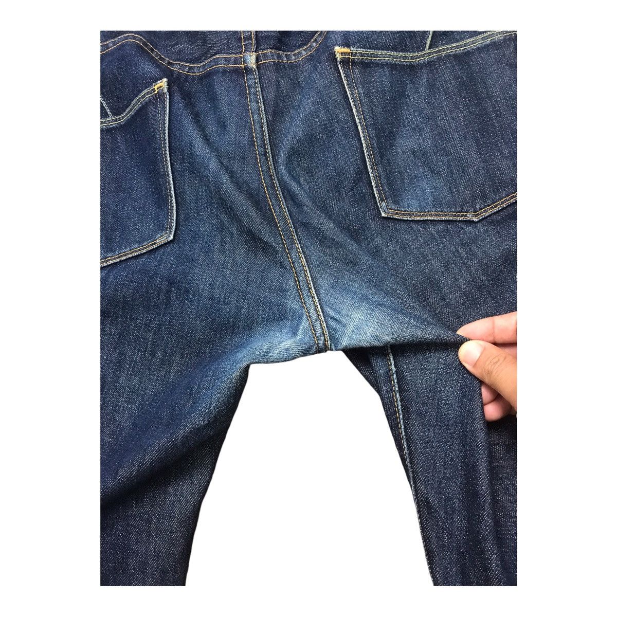 Beauty Beast × If Six Was Nine × wjk Japanese WJK Curve J/Banana Denim Blue pant Size US 32 / EU 48 - 6 Thumbnail